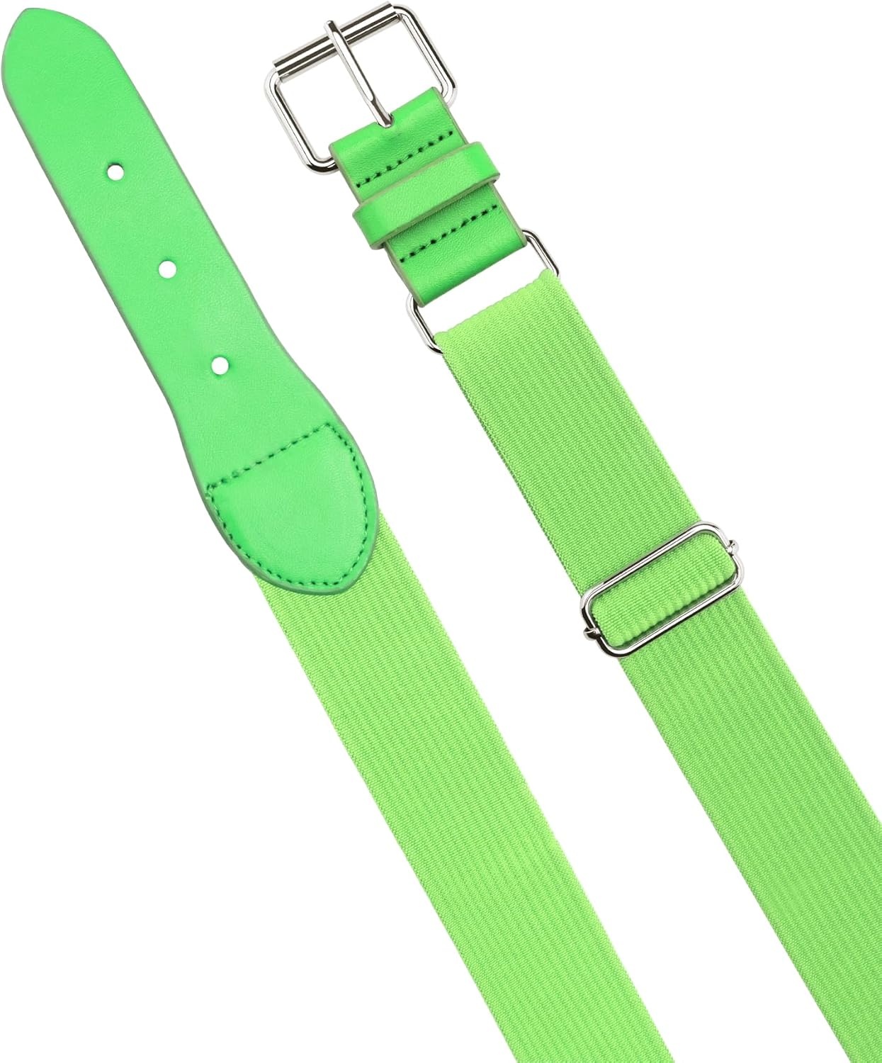 Stelle Baseball Softball Belt Elastic Adjustable Girls Boys Youth Adults(Neon Green)