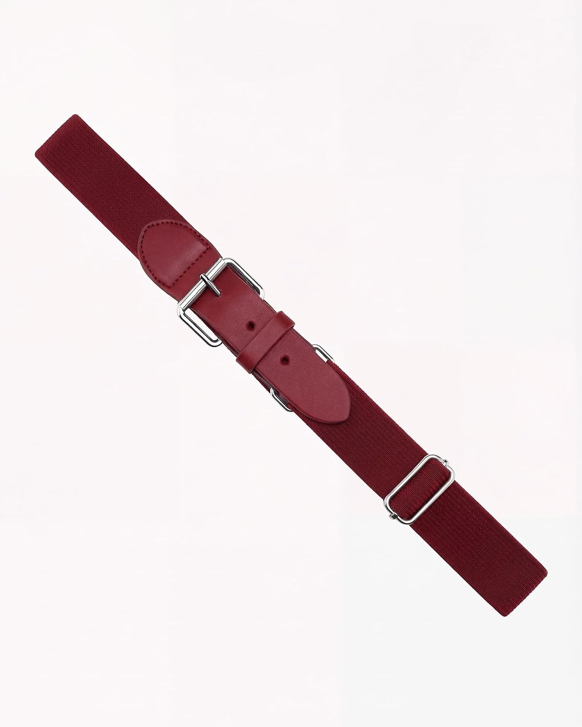 Stelle Baseball Softball Belt Elastic Adjustable Girls Boys Youth Adults(Crimson)