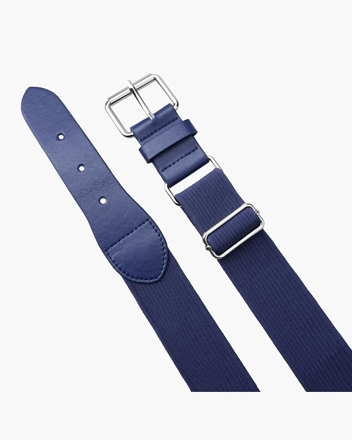 Stelle Baseball Softball Belt Elastic Adjustable Girls Boys Youth Adults | Secure Metal Buckle, Comfortable Stretch Fit, Fastpitch, Tee Ball, Uniform, Practice, Game Day, Durable, Women, Men(Navy)