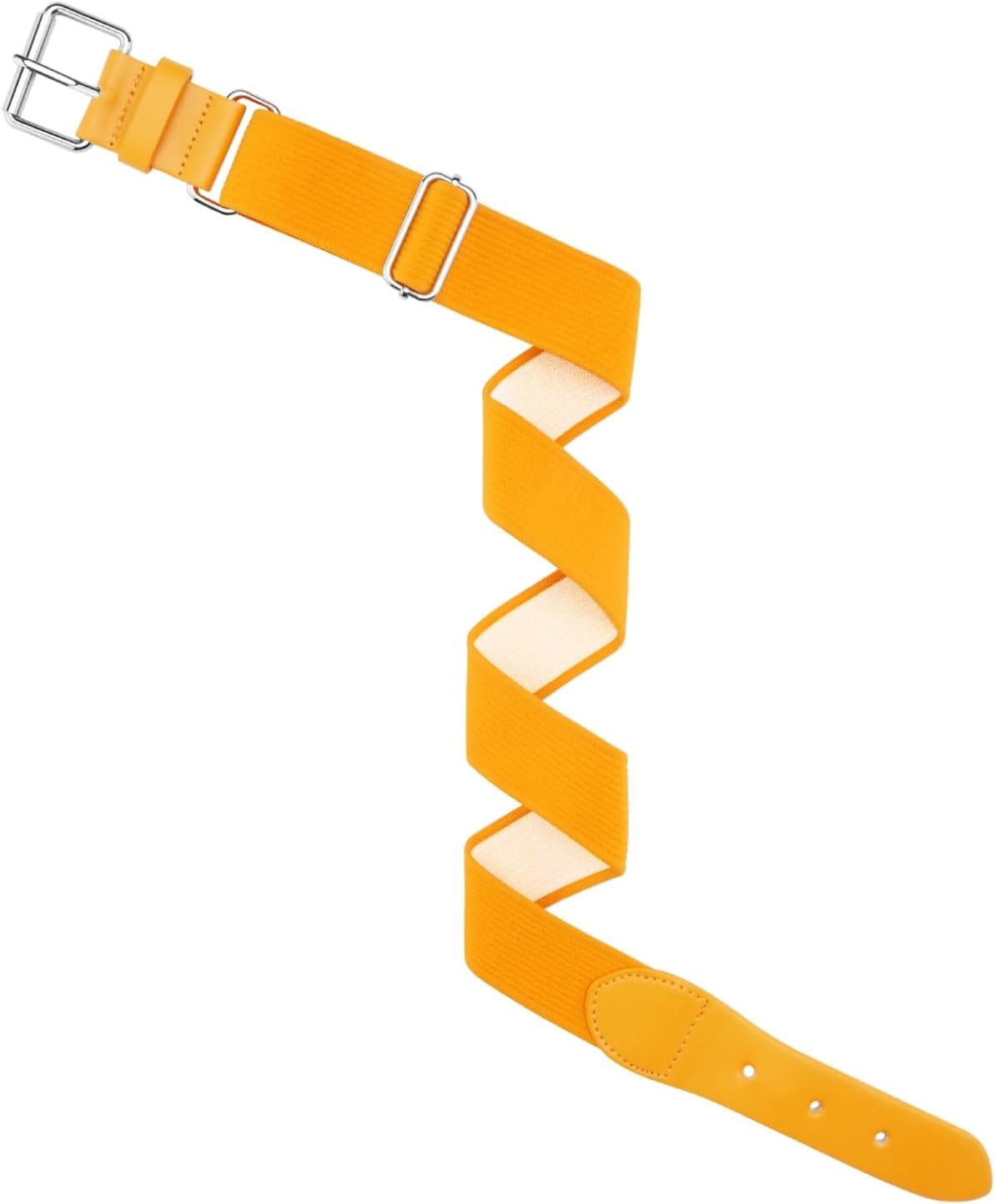 Stelle Baseball Softball Belt Elastic Adjustable Girls Boys Youth Adults(Golden Yellow)