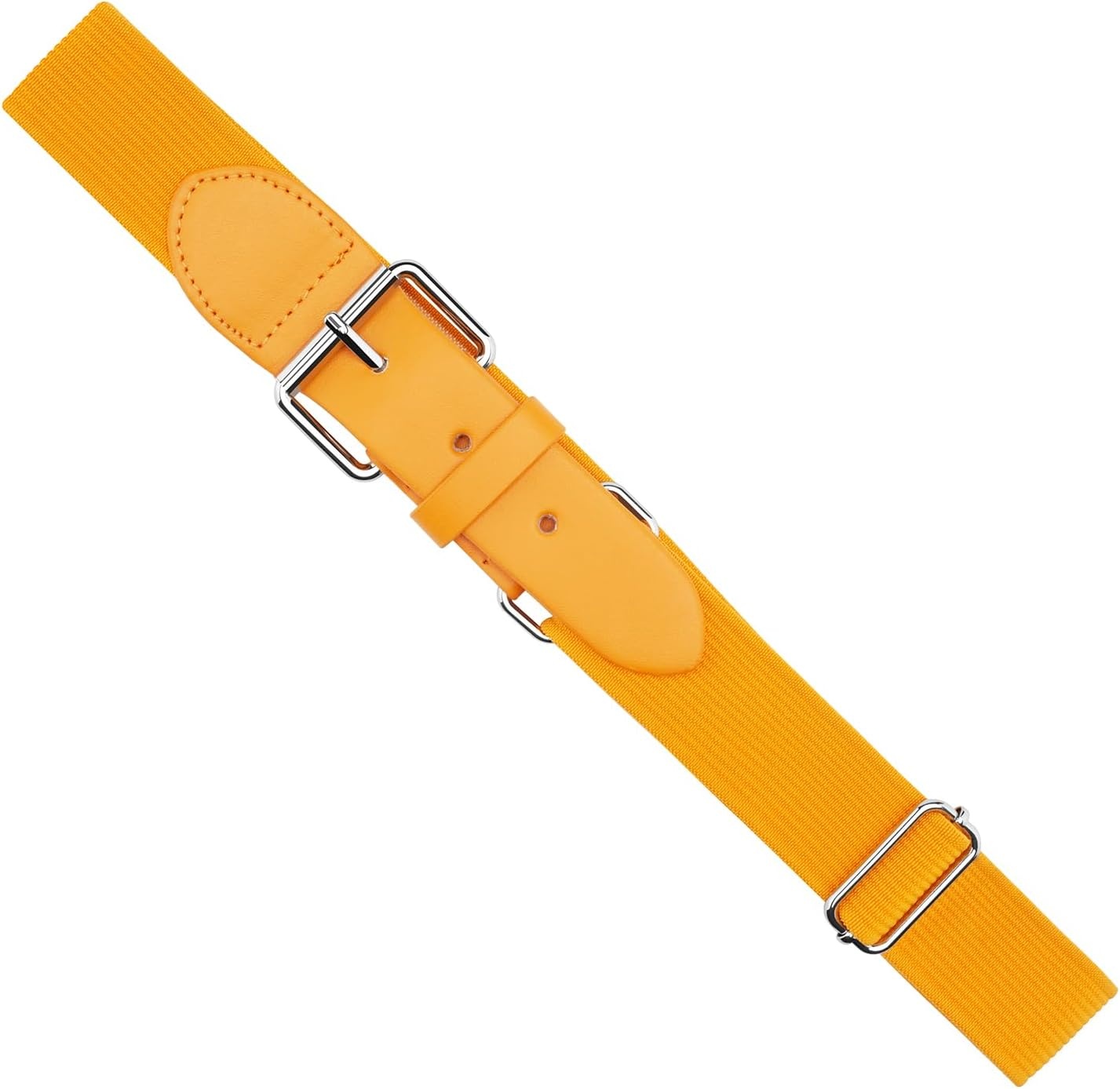 STELLE Baseball/Softball/Fastpitch Belt Girls Sports Elastic Adjustable Boys Uniform Belts Youth and Adult Sizes(Golden Yellow)