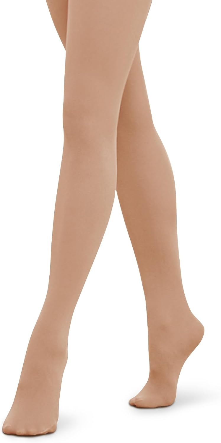 Stelle Women’s Ballet Tights Ultra Soft Pro Footed Tights Adult Dance Leggings(3 Pairs-tan)