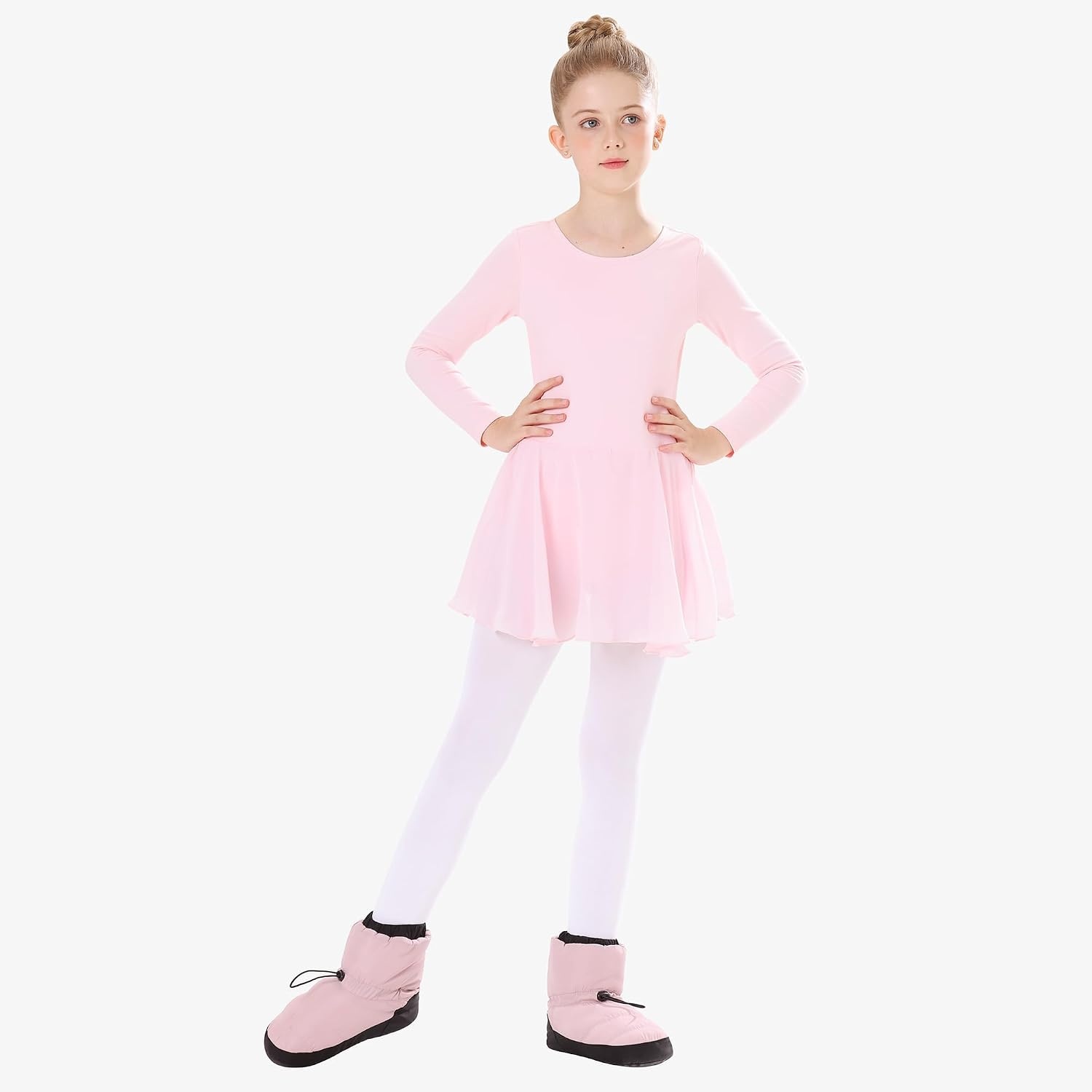 Stelle Girls Ballet Warm Up Booties Dance Slipper Boots Ballerina Elastic Shoes