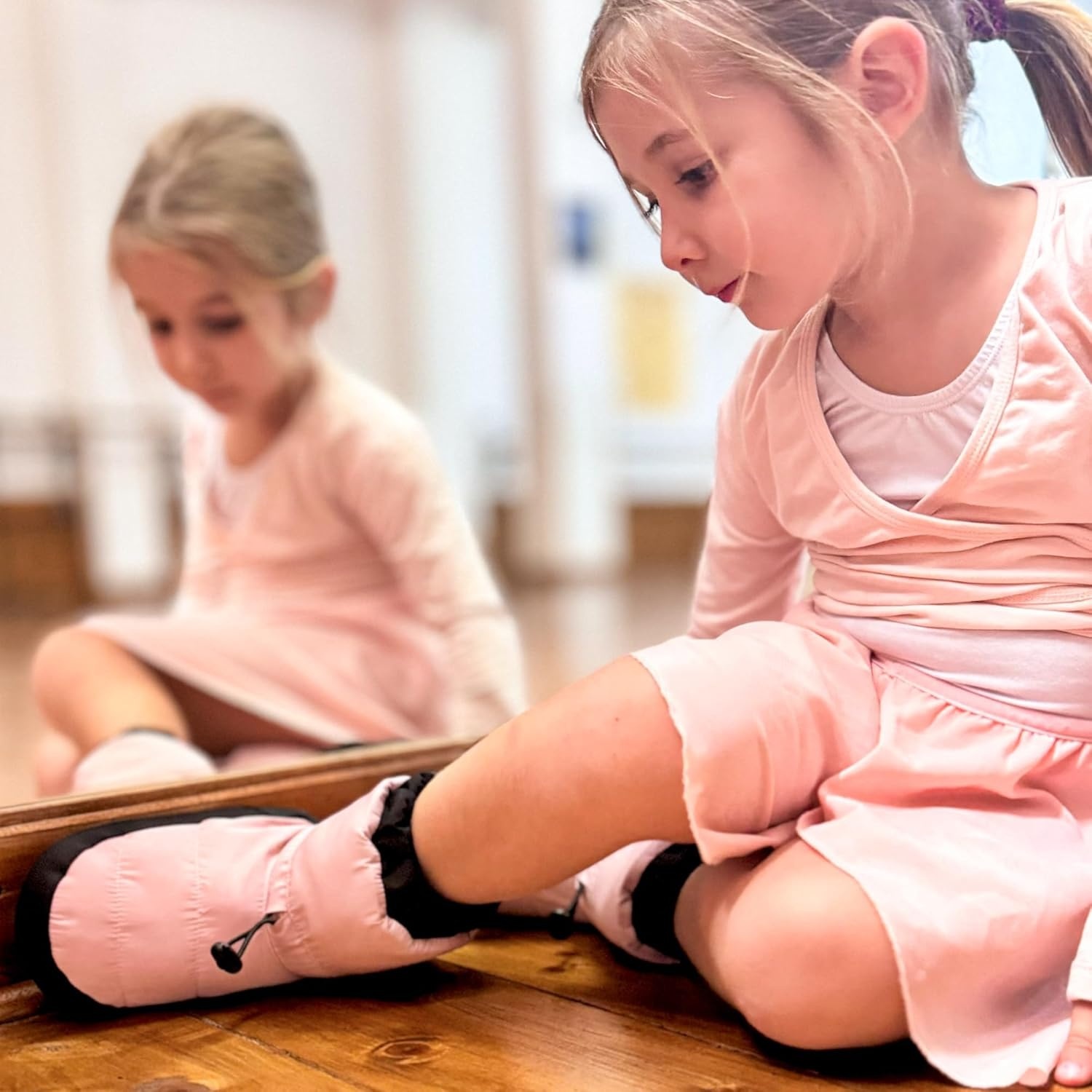 Stelle Girls Ballet Warm Up Booties Dance Slipper Boots Ballerina Elastic Shoes