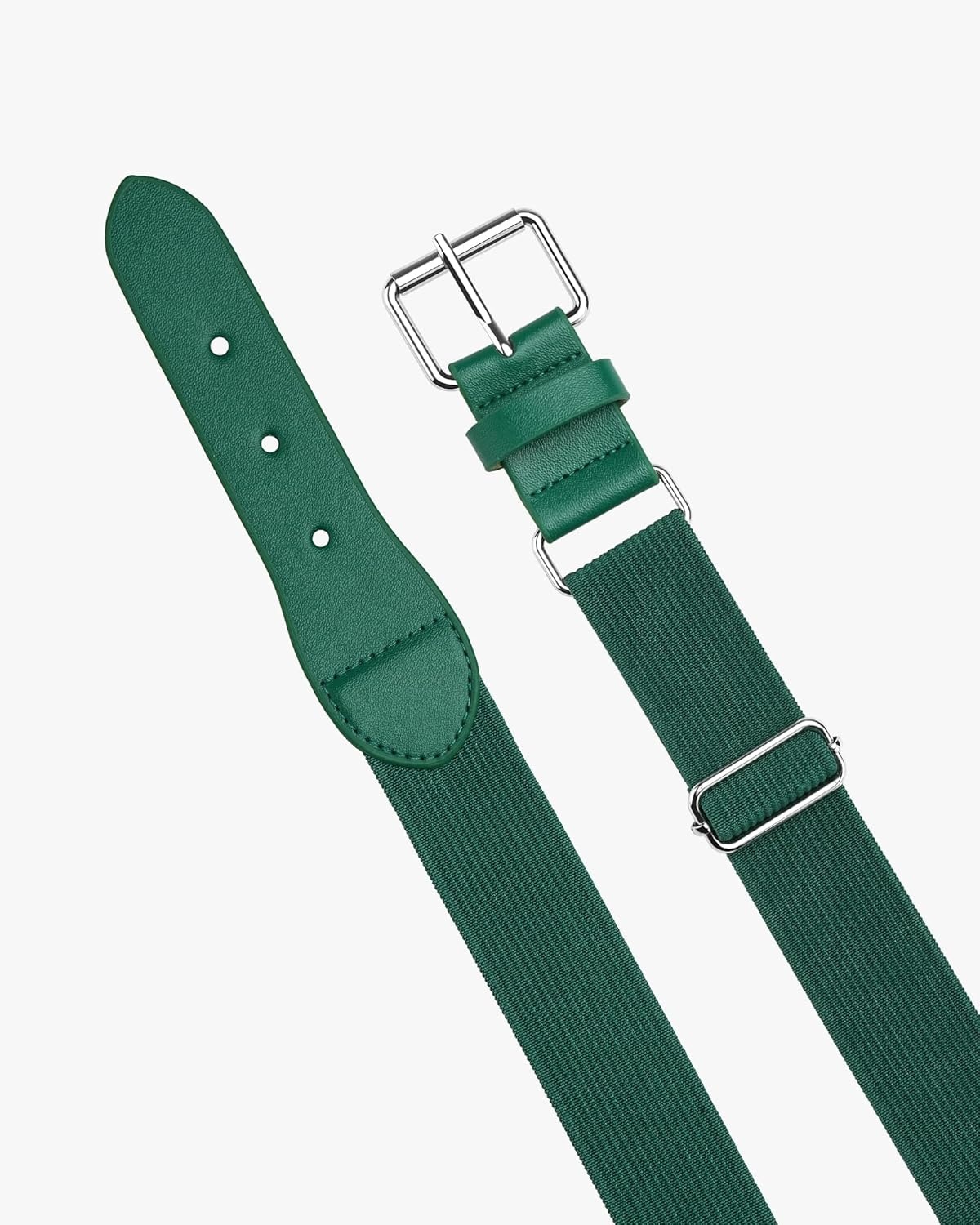 STELLE Baseball/Softball/Fastpitch Belt Girls Sports Elastic Adjustable Boys Uniform Belts Youth and Adult Sizes(Evergreen)