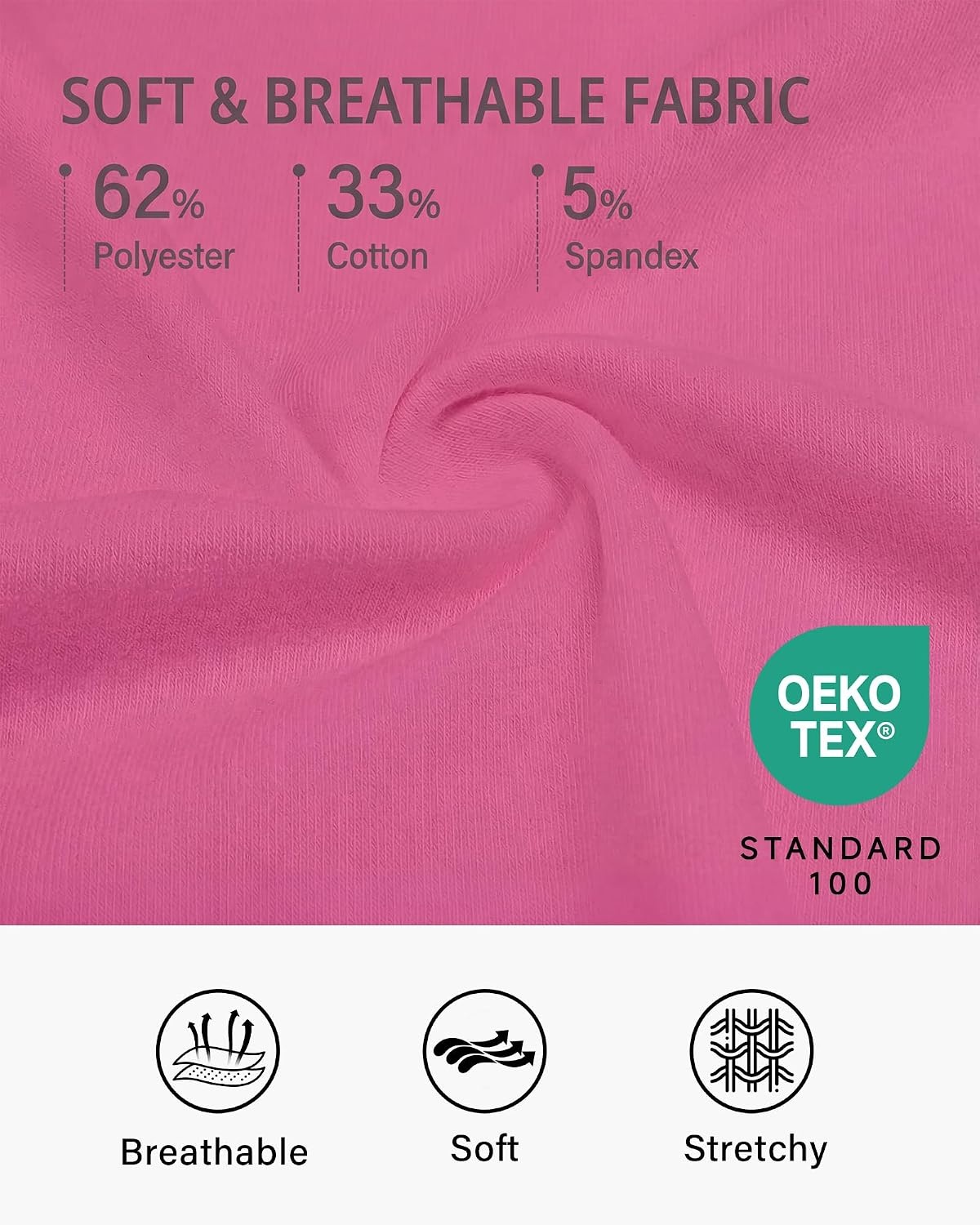 Stelle Girls Graphic T Shirt Cotton Crewneck Short Sleeve Casual Tee(Sweet Knot|fuchsia)