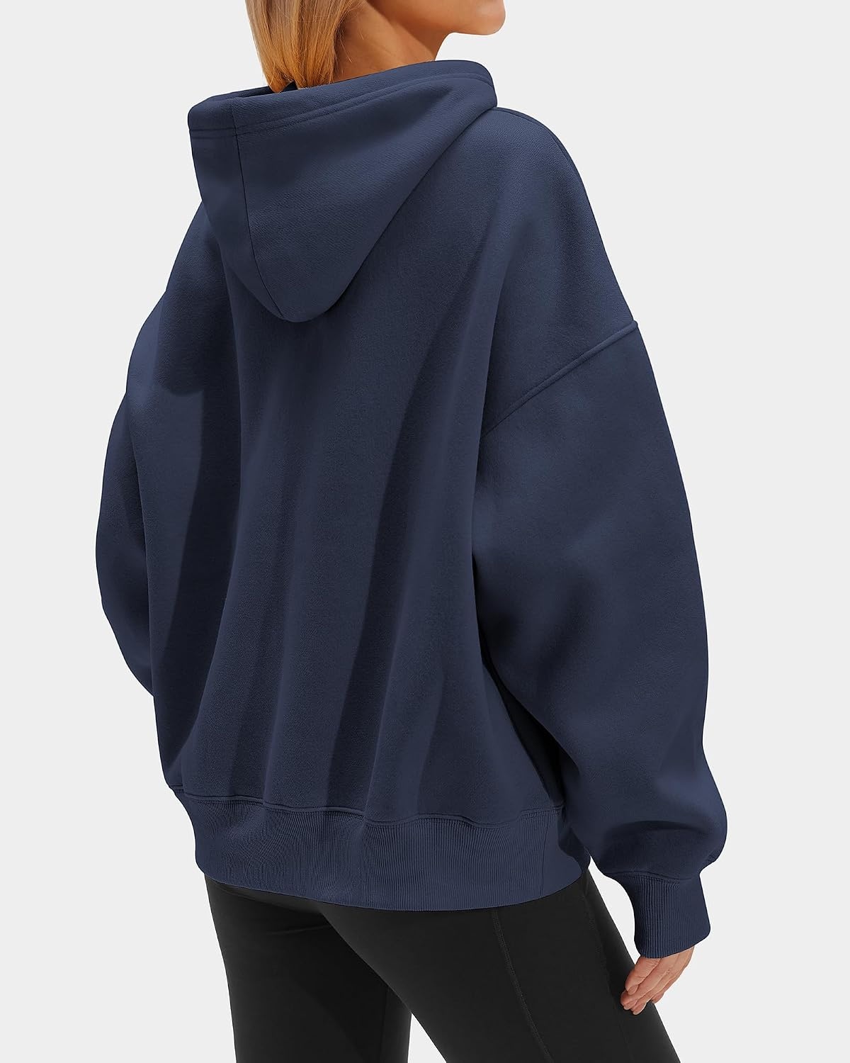 STELLE Womens Oversized Hoodies Fleece Sweatshirts Fall Fashion 2026 Pullover Sweaters Winter Clothes(Navy)