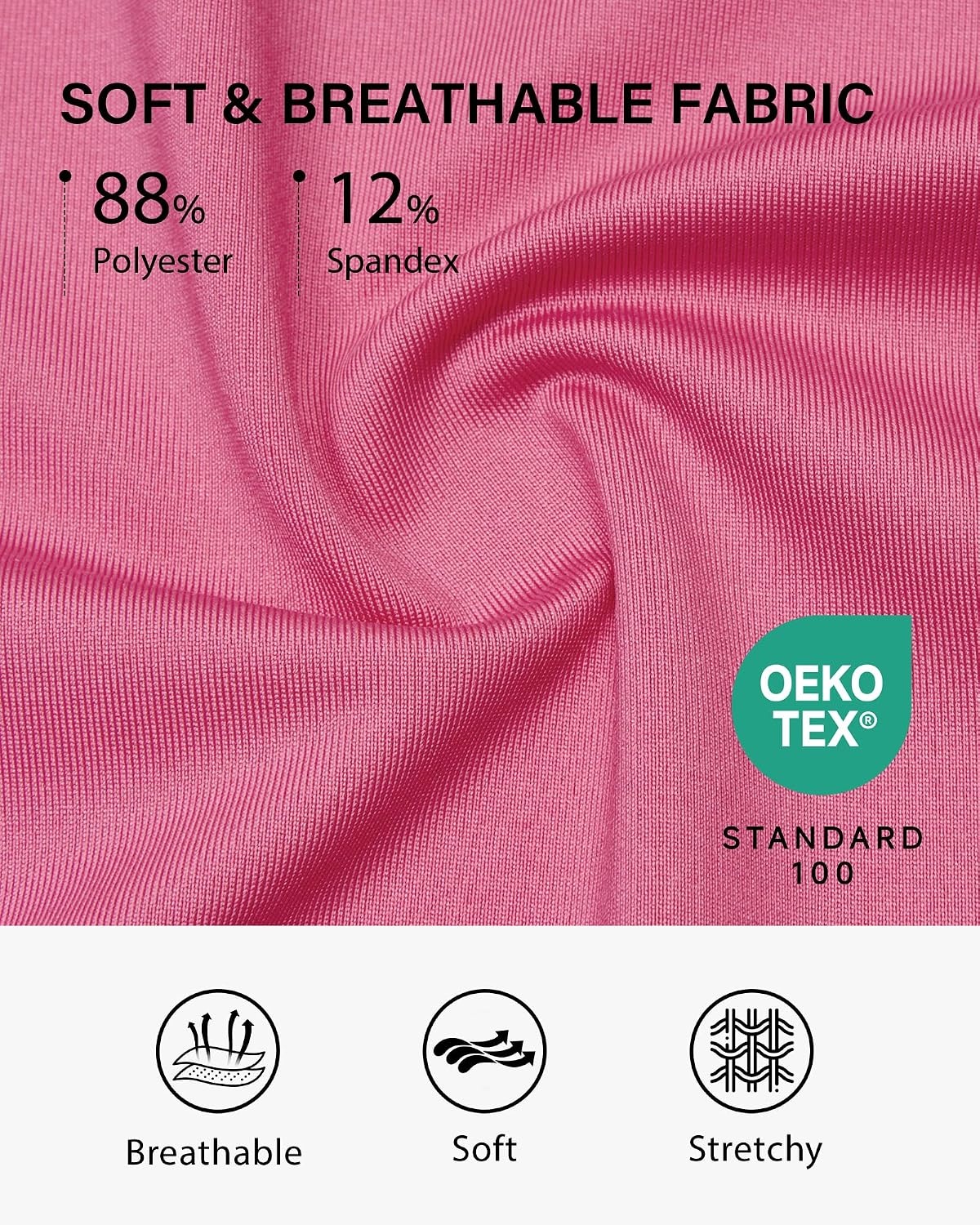 Stelle Athletic Shirts for Girls Short Sleeve Soccer Active Tshirts Kids(Watermelon)