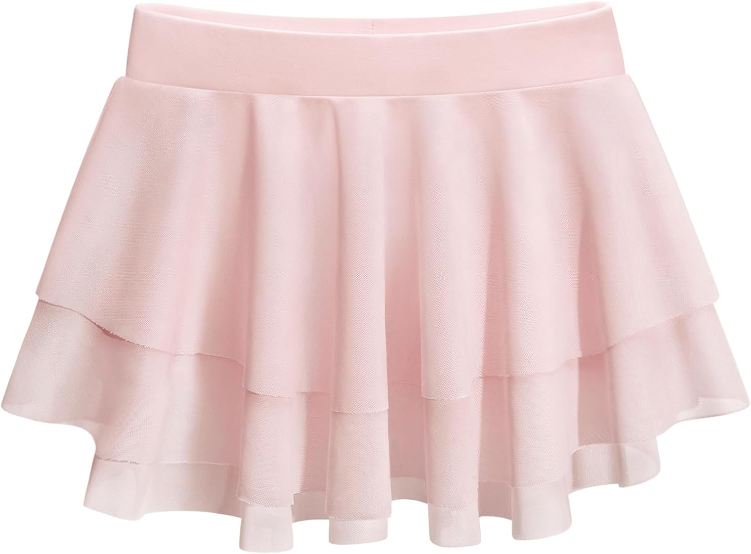 Stelle Girls Ballet Skirt Pull On Dance Wrap Skirt Kid Layered Ruffle Skirt | Girls black/pink/white/lavender/blue ballet skirt, Pull on elastic waist, Ballet skirts for girls, Dance, Studio, Performance(Ballet Pink)