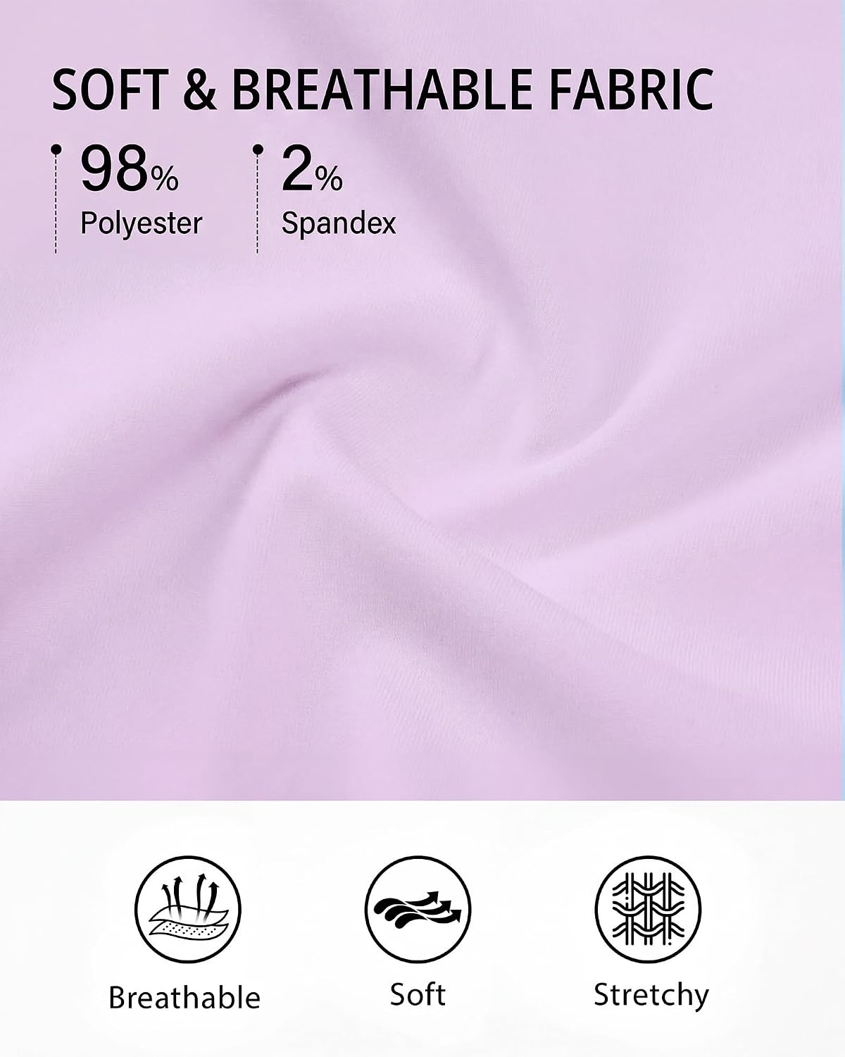 Stelle Girls Tiered Tennis Skirt with Built-in Shorts, Pockets & Bows | Athletic Skirts, Density Chiffon, Bow Detail, Built-In Shorts, High Waisted, Lightweight, Breathable, Running, Cute Style(Lavender)