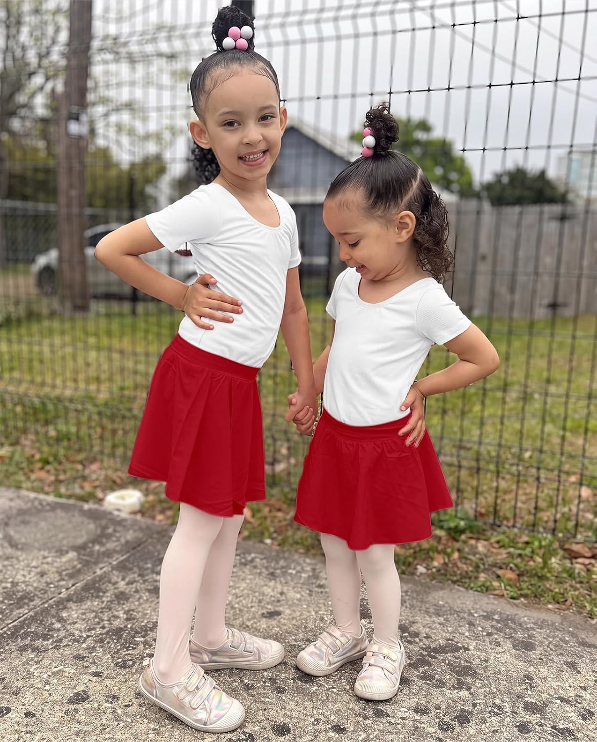 Stelle Ballet Skirts for Girls Toddler Dance Skirt Kids Ballet Wrap Skirts | Girls ballet skirt, Adjustable tie/Pull on waist, Flowing movement, Ballet Skirts for girls, Dance, Studio, Performance(01-red (Pull On))