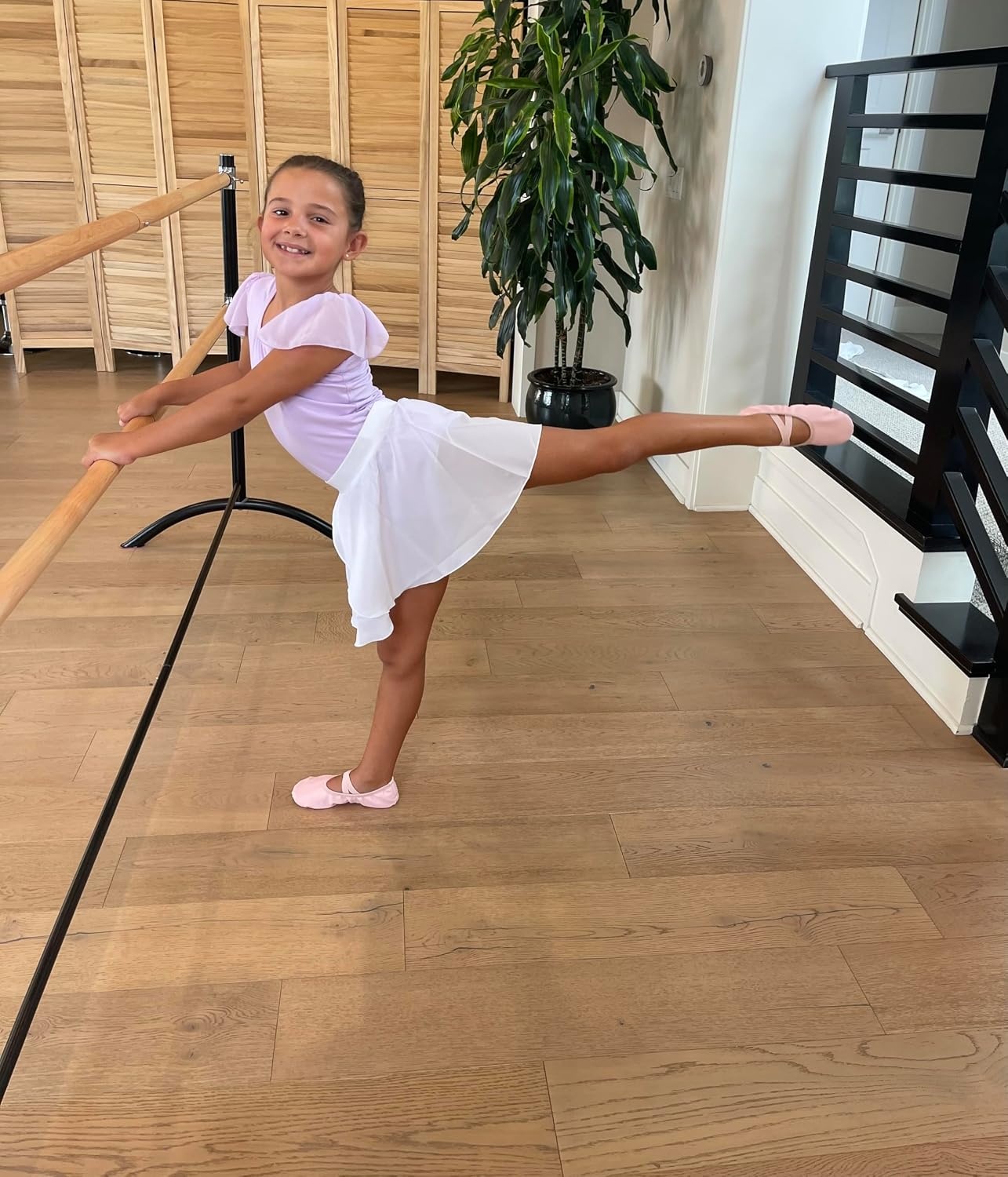 Stelle Ballet Skirts for Girls Toddler Dance Skirt Kids Ballet Wrap Skirts | Girls ballet skirt, Adjustable tie/Pull on waist, Flowing movement, Ballet Skirts for girls, Dance, Studio, Performance(02-white (Adjustable Tie))