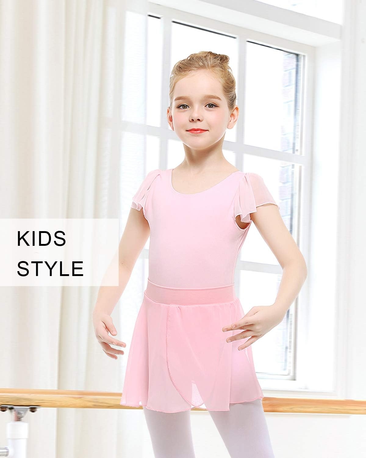 Stelle Ballet Skirts for Girls Toddler Dance Skirt Kids Ballet Wrap Skirts | Girls ballet skirt, Adjustable tie/Pull on waist, Flowing movement, Ballet Skirts for girls, Dance, Studio, Performance(03-black+pink(pull On))