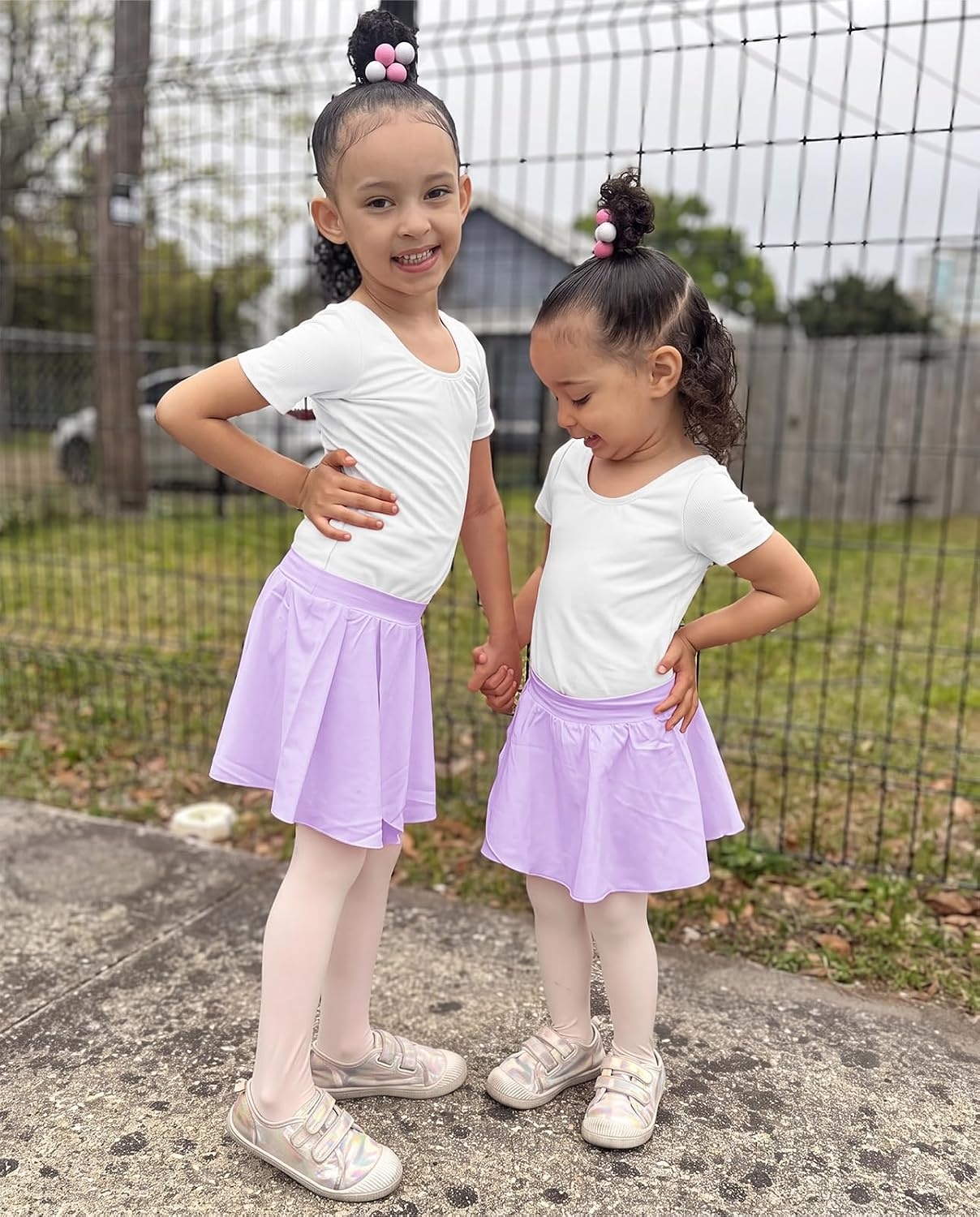 Stelle Ballet Skirts for Girls Toddler Dance Skirt Kids Ballet Wrap Skirts | Girls ballet skirt, Adjustable tie/Pull on waist, Flowing movement, Ballet Skirts for girls, Dance, Studio, Performance(01-lavender (Pull On))