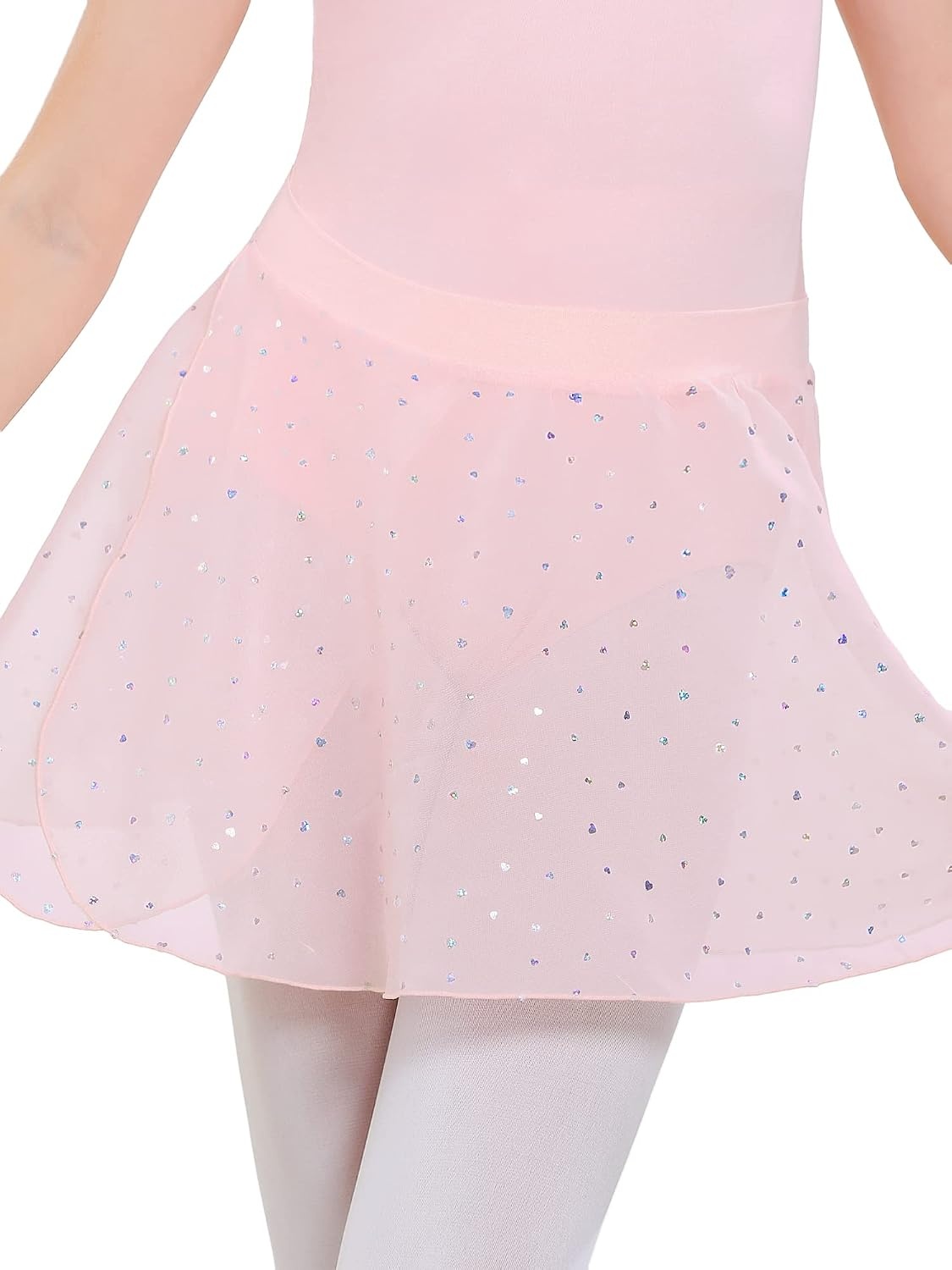 Stelle Ballet Skirts for Girls Toddler Dance Skirt Kids Ballet Wrap Skirts | Girls ballet skirt, Adjustable tie/Pull on waist, Flowing movement, Ballet Skirts for girls, Dance, Studio, Performance(05-pink Shiny Skirt (Pull on ))