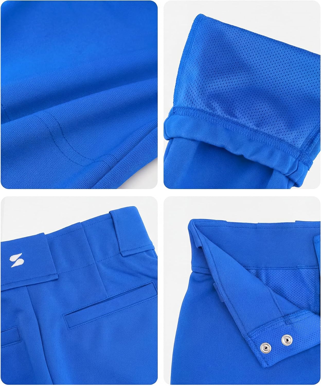 Stelle Women’s Softball Pants Knickers Knee-High Baseball Pant with Pockets for Athletes Tee Ball Fastpitch Style(Blue)