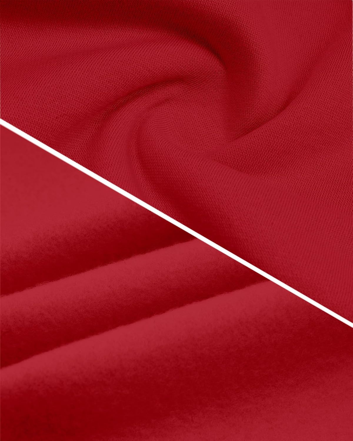 Stelle Girls Sweatpants Classic Fleece Joggers Athletic Pants(Red)