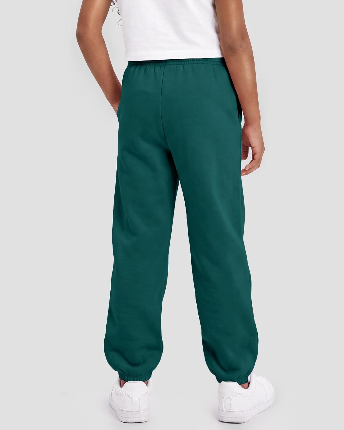Stelle Girls Sweatpants Classic Fleece Joggers Athletic Pants(Teal)