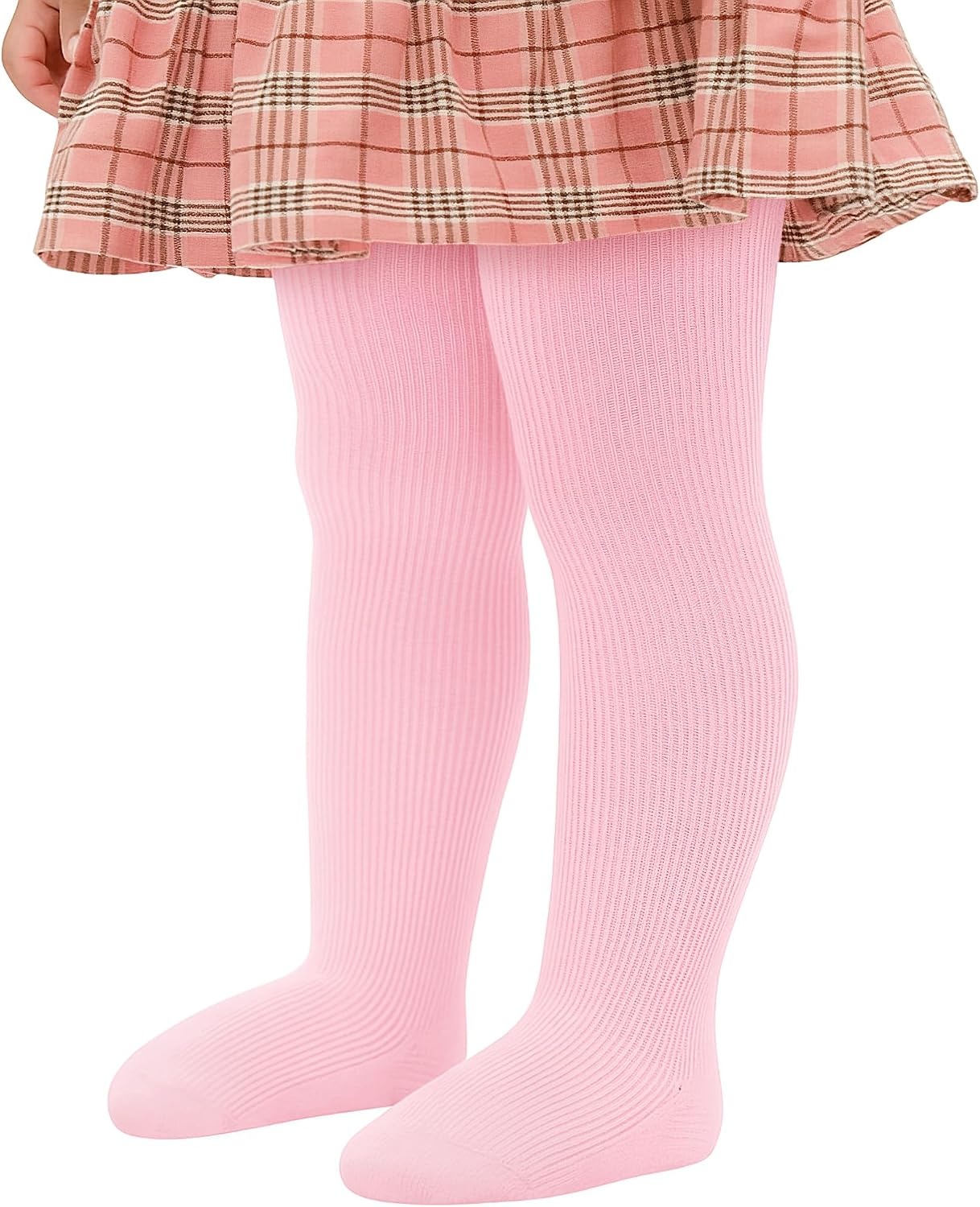 Stelle Toddler Girls Tights Baby Cable Knit Stockings Thick Cotton Legging | Thick Cotton Legging, Winter Warm Pantyhose, Footed, Thermal, Ribbed, Sweater Panty Hose, Under Dress, 3 Pairs, 12-18 Months(Black+white+pink)