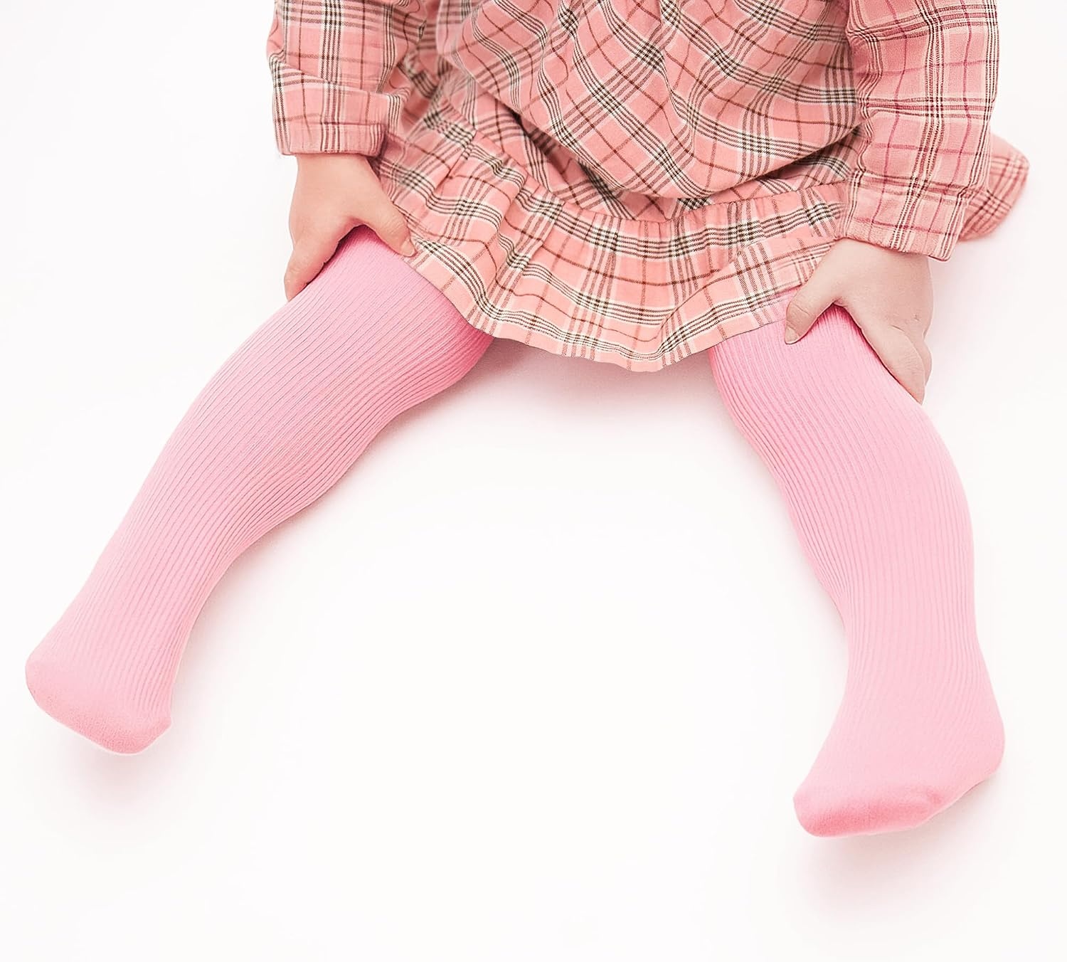 Stelle Toddler Girls Tights Baby Cable Knit Stockings Thick Cotton Legging | Thick Cotton Legging, Winter Warm Pantyhose, Footed, Thermal, Ribbed, Sweater Panty Hose, Under Dress, 3 Pairs, 12-18 Months(1-pink)