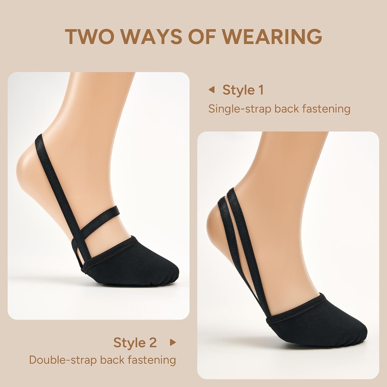 Stelle Women Lyrical Shoes Half Soles Pirouettes Dance Canvas Turners | Highly stretch canvas, Suede outsole, Pre-sewn elastic straps, Pirouettes, Lyrical dance, Contemporary dance, Flexible(Black)
