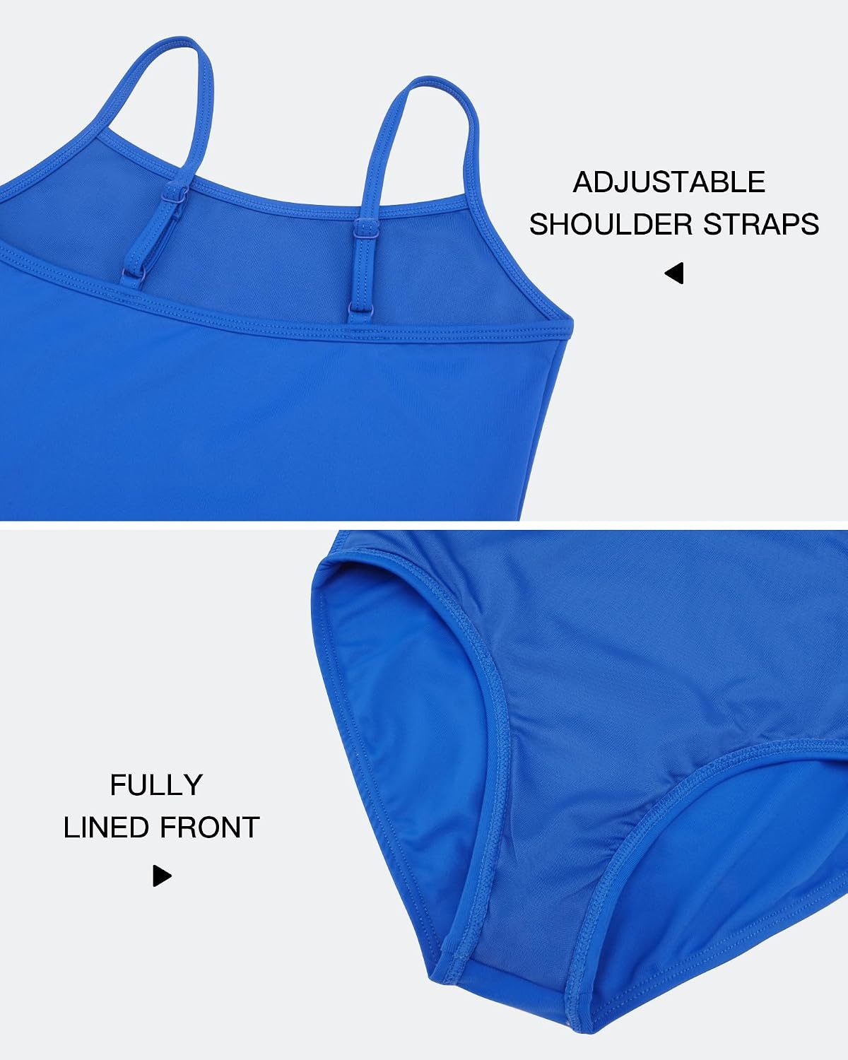 Stelle Gymnastics Leotards for Girls Camisole Ballet Tumbling Outfits 2-16Y(Sapphire)