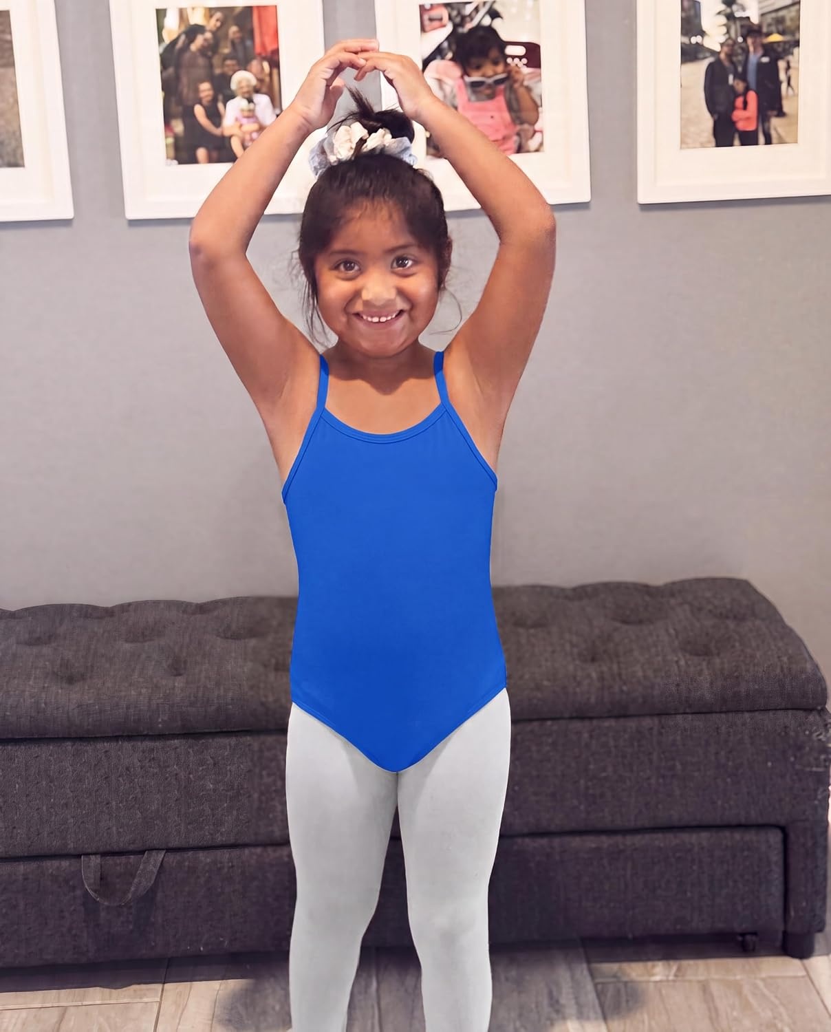 Stelle Gymnastics Leotards for Girls Camisole Ballet Tumbling Outfits 2-16Y(Sapphire)