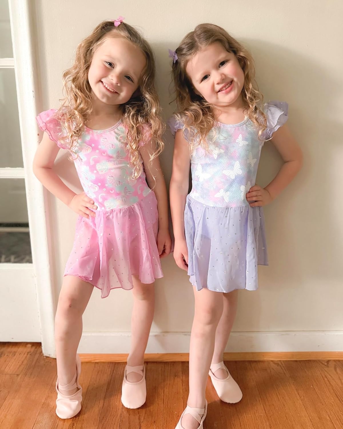 Stelle Ballet Leotards for Girls Toddler Dance Leotard Gymnastic Outfits(Magic Flutter)