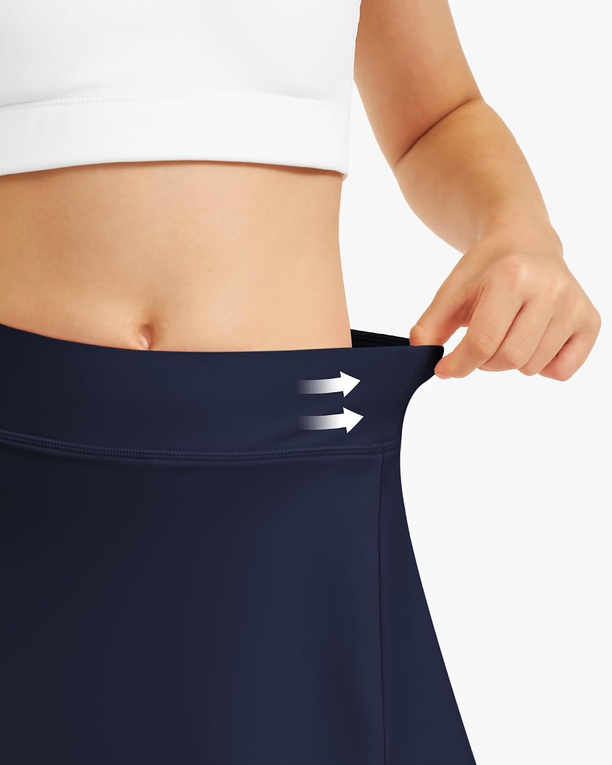 Stelle Girls A-Line Tennis Skort with Built-in Shorts for Sports Play | Lightweight fabric, Elastic waistband, Free movement, Tennis, Golf, Pickleball, School activities(Navy)