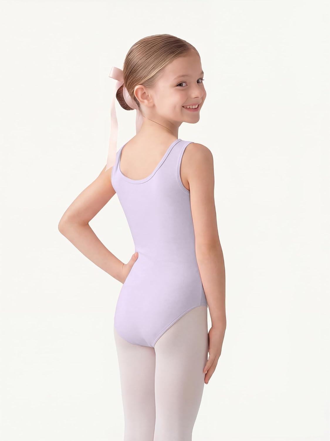 Stelle Gymnastics Leotards for Girls Tank Ballet Ballerina Dancewear 2-14Y | Scoop neckline, Stretch fabric, Comfortable fit, Skin-friendly, Gymnastics & Ballet, Toddler dancewear, Kids bodysuit(Lavender)