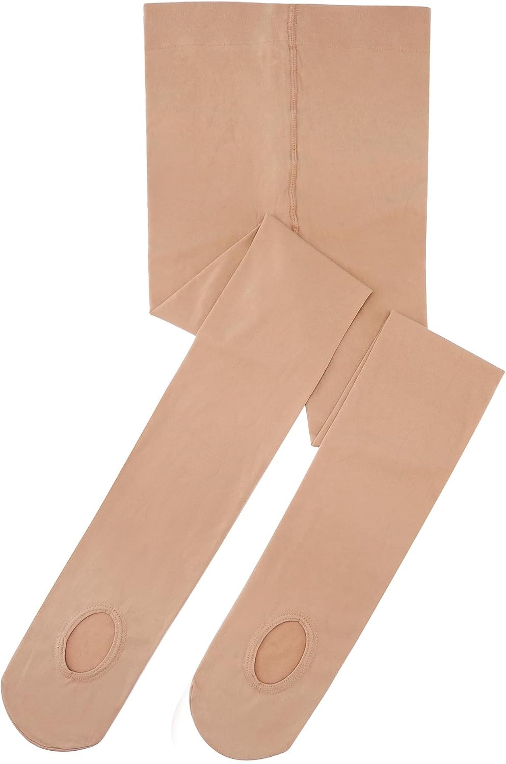 Stelle Women’s Ballet Tights Convertible Dance Leggings Ultra Soft Pro Transition Tight(Tan)