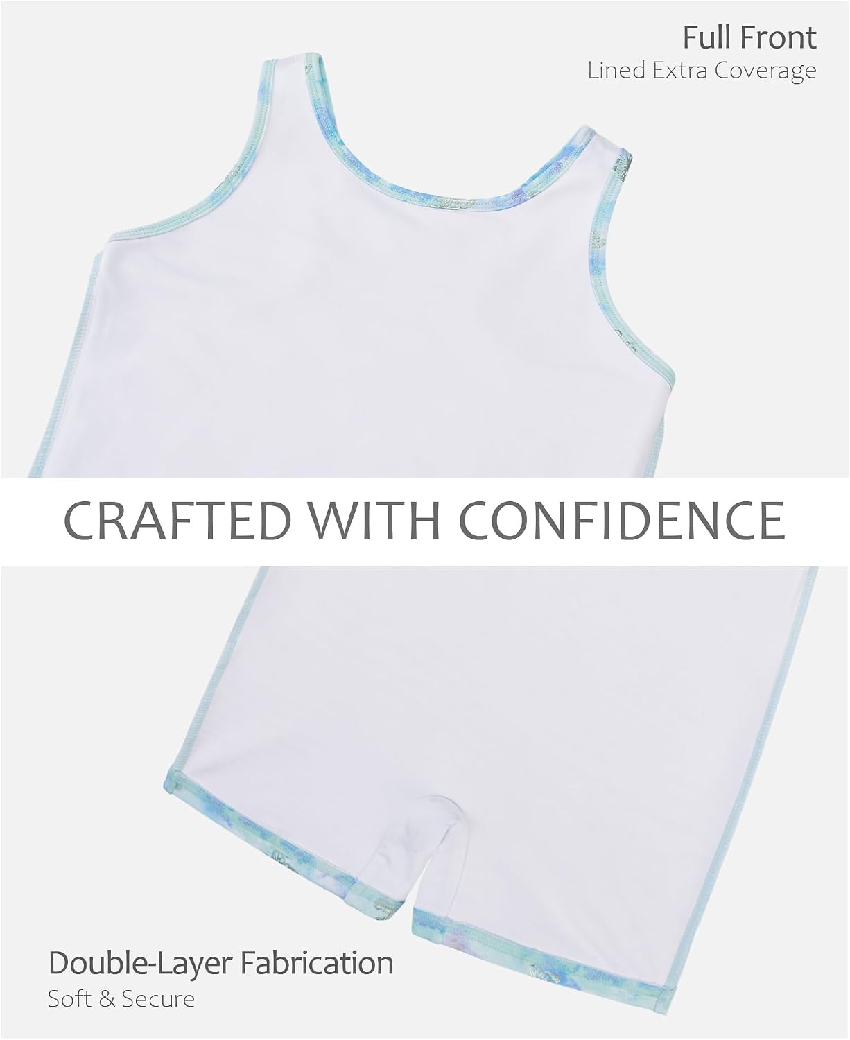 Stelle Gymnastics Leotards for Girls Unitards Biketards Tumbling Outfits(Butterfly Mist)