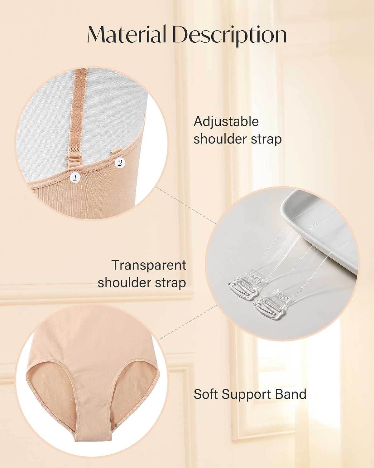 Stelle Girls Camisole Ballet Leotard Seamless Undergarment for Dance(Rose Beige)
