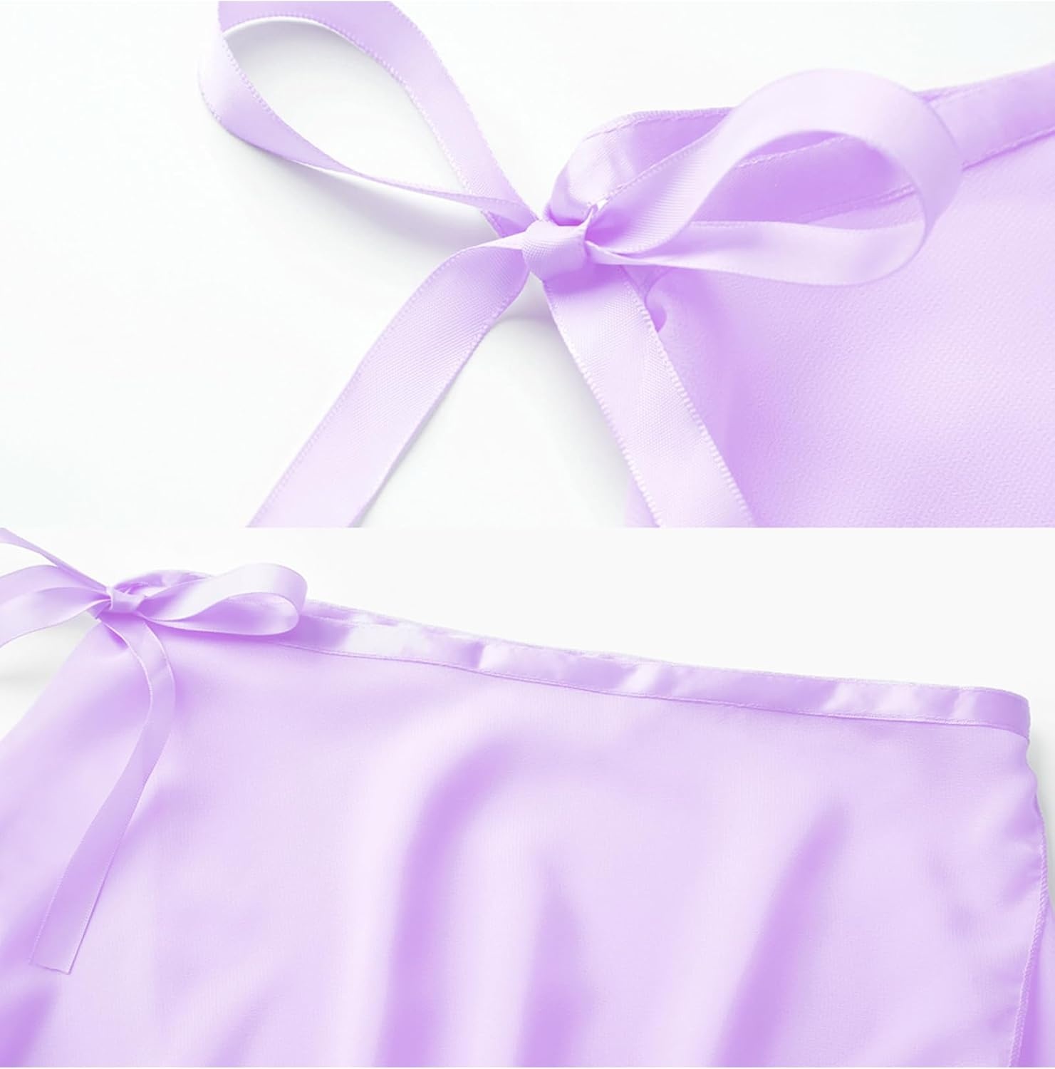 Stelle Ballet Skirts for Girls Toddler Dance Skirt Chiffon Kids Ballet Wrap Skirts(02-lavender (Adjustable Tie))