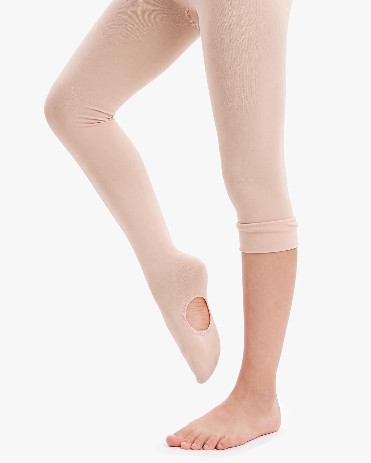 Stelle Girls Camisole Leotards with Tights for Ballet/Gymnastics/Dance(White)
