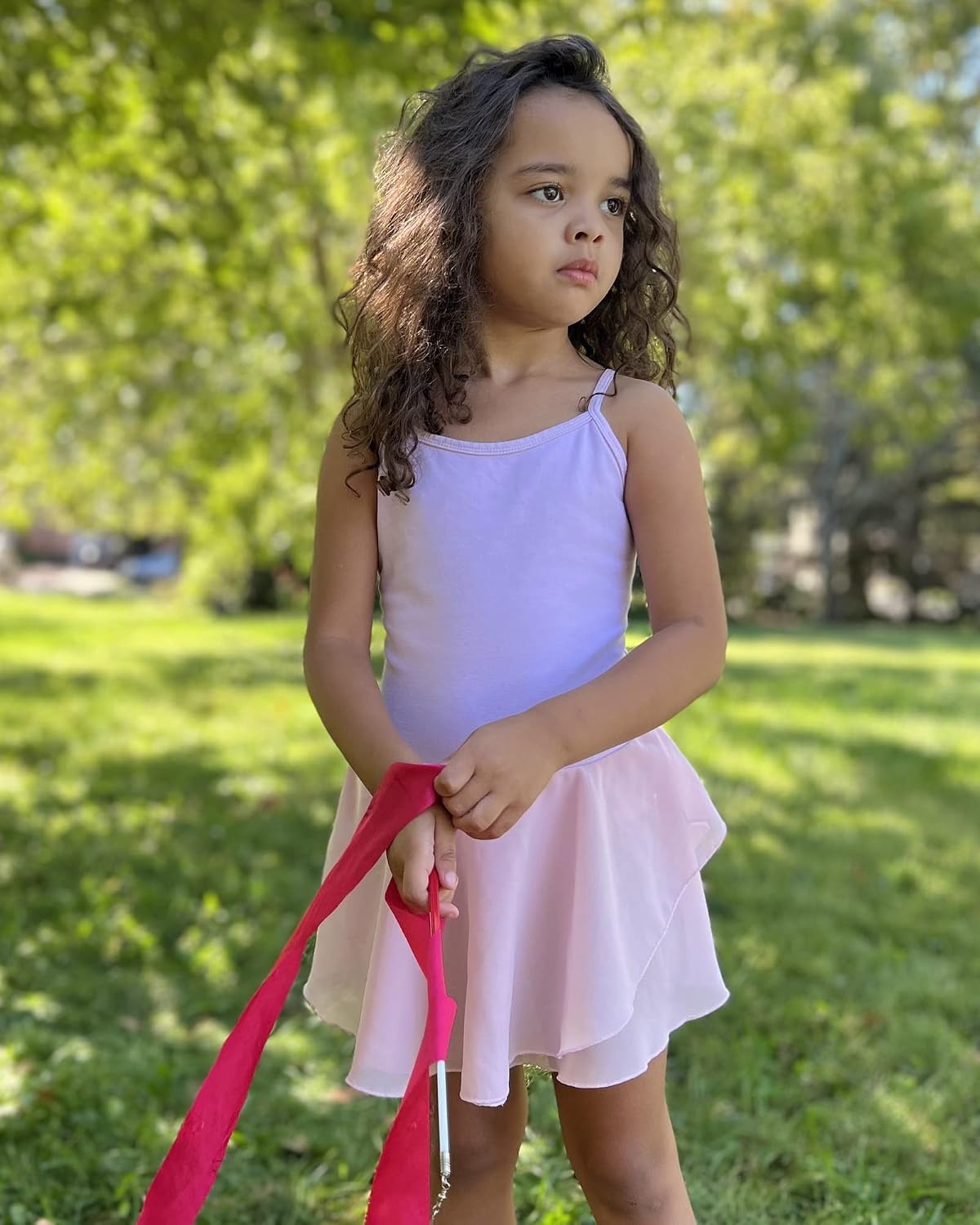 Stelle Toddler Ballet Leotards for Girls,Dance Leotard for Girls,Camisole Toddler Ballet Outfit for Studio Outdoor Daily Wear(Style 1-ballet Pink)