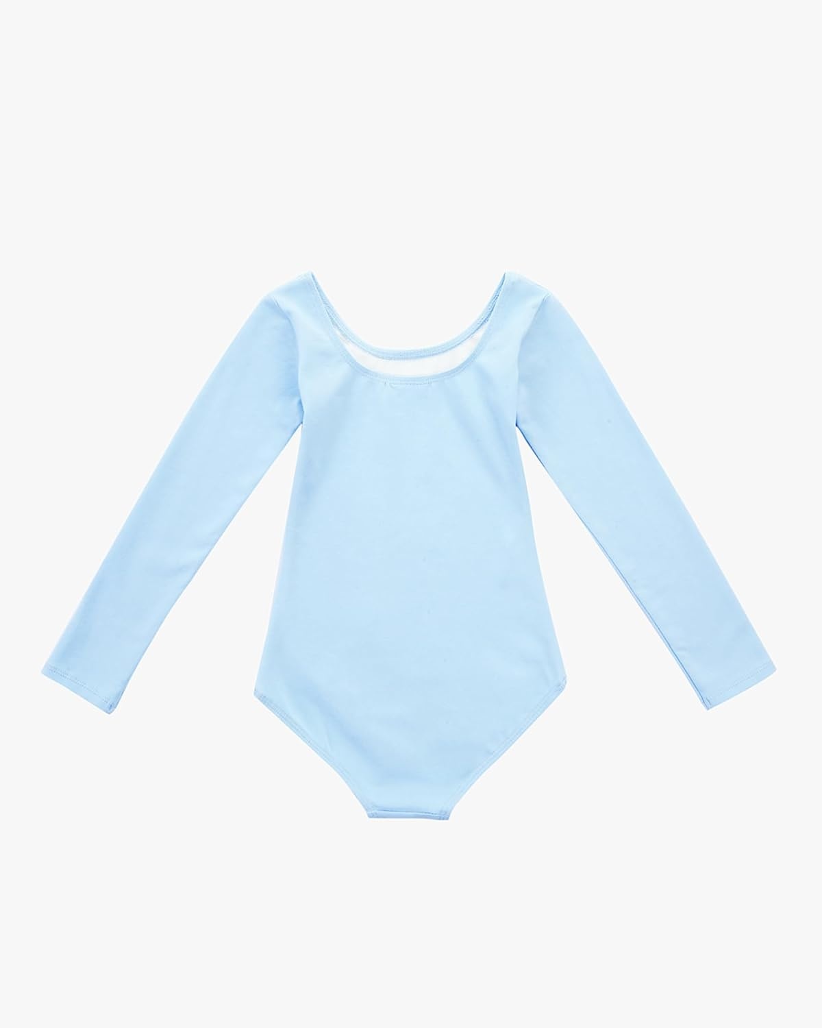 Stelle Long Sleeve Ballet Leotards for Girls Dance Leotard Gymnastics Ballet Outfits (Toddler/Little Kid/Big Kid)(Blue)