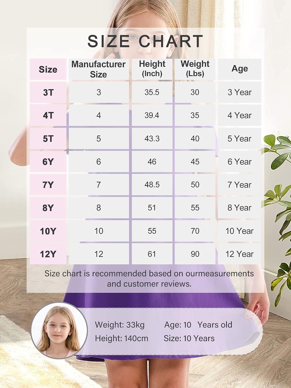 Stelle Girls Cotton Short Sleeve Twirl Skater Dress 3T-12Y | Twirl-Friendly Skirt, A Line,Criss Cross Back,Dress for School,Dance,Playwear,Casual,Active,Soft Stretch Breathable Comfy(Cd001-purple-cold Shoulder)