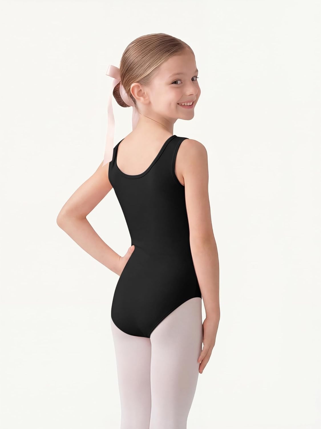 Stelle Gymnastics Leotards for Girls Tank Ballet Ballerina Dancewear 2-14Y | Scoop neckline, Stretch fabric, Comfortable fit, Skin-friendly, Gymnastics & Ballet, Toddler dancewear, Kids bodysuit(Black)