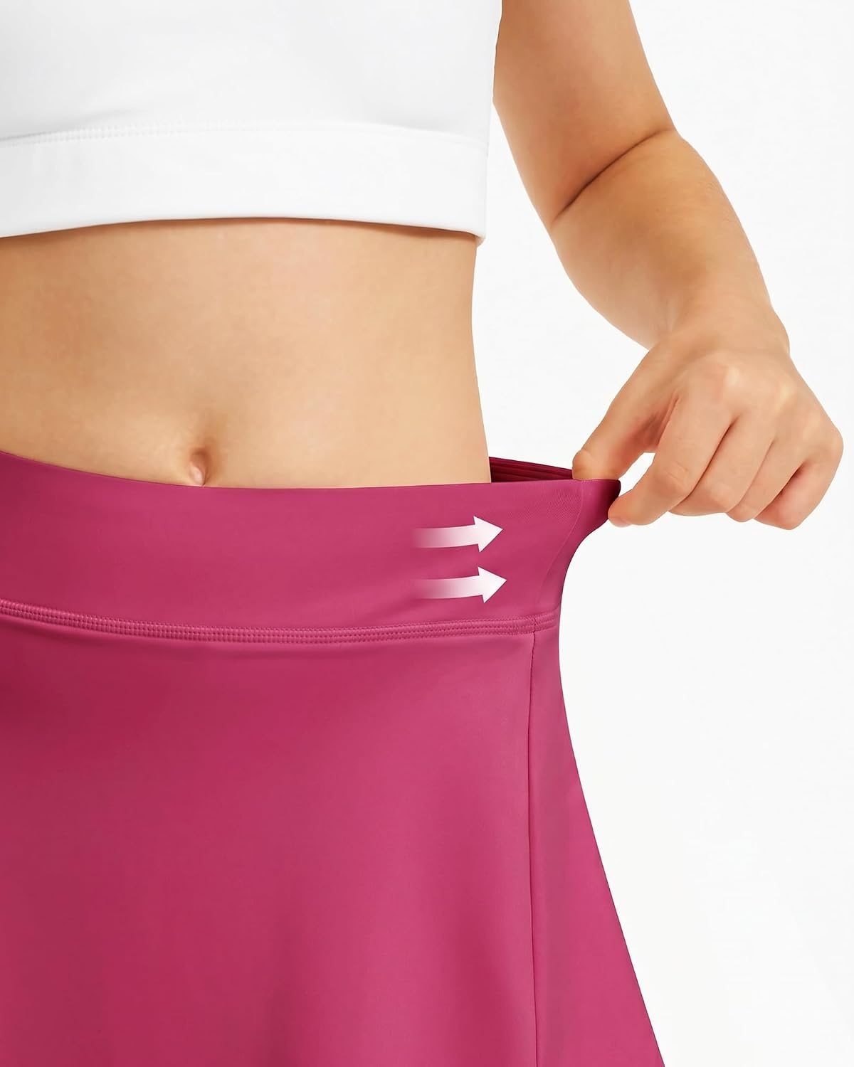 Stelle Girls Tennis Skirts with Pockets Athletic Skorts Inner Shorts High Waisted Sports Golf Running Skirt(Dreamhouse Pink)