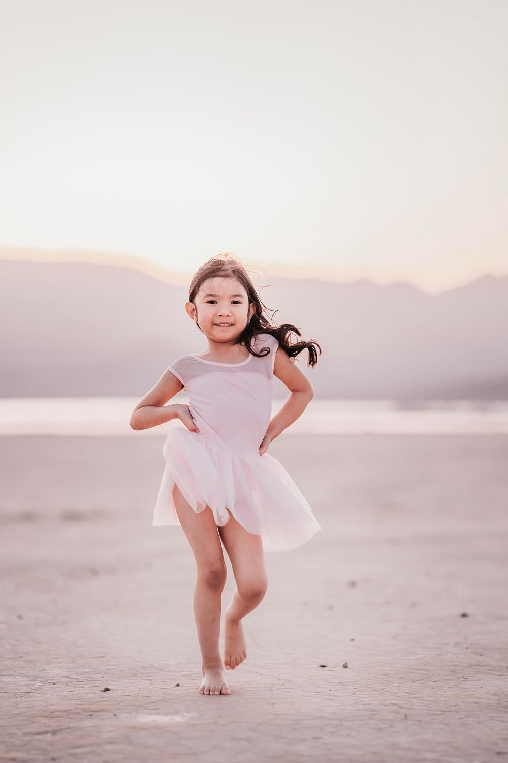 Stelle Ballet Leotards for Girls Toddler Leotard with Tutu Skirt Dance Tutu Dress (Little/Big Kid)(01-ballet Pink)