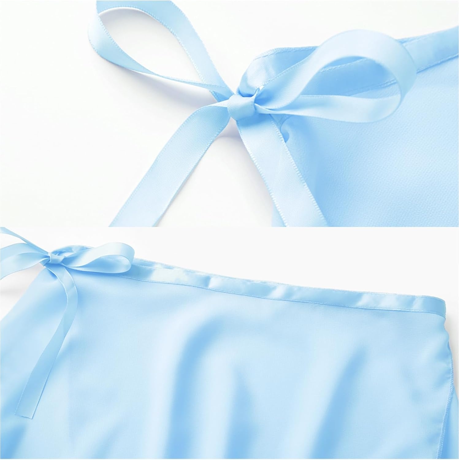 Stelle Ballet Skirts for Girls Toddler Dance Skirt Chiffon Kids Ballet Wrap Skirts(02-blue (Adjustable Tie))
