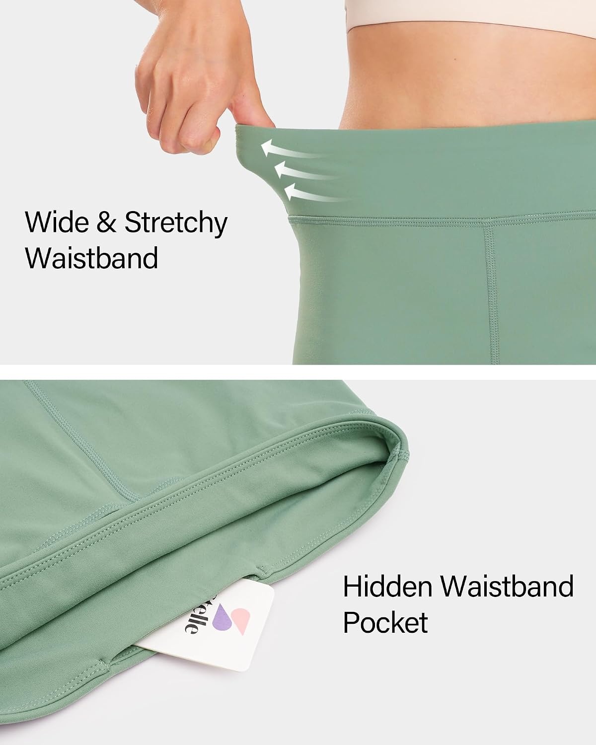 Stelle Girls 3″/4″/8″ Bike Volleyball Shorts with Pockets Athletic Dance(Jade Green)