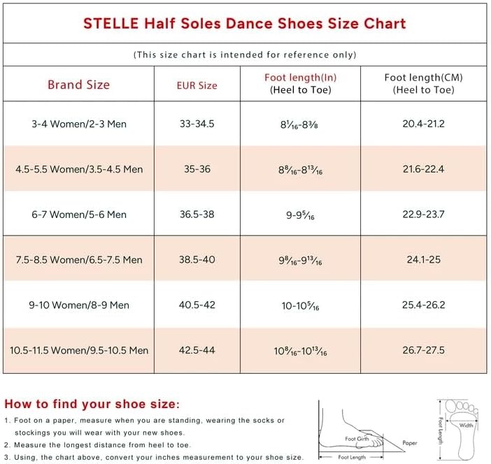 Stelle Stretch Canvas Half Soles Women | Turners, Pull-on design, Soft elastic upper, Suede outsole, Breathable lining, Secure snug fit, Supports smooth turns(B-tan)