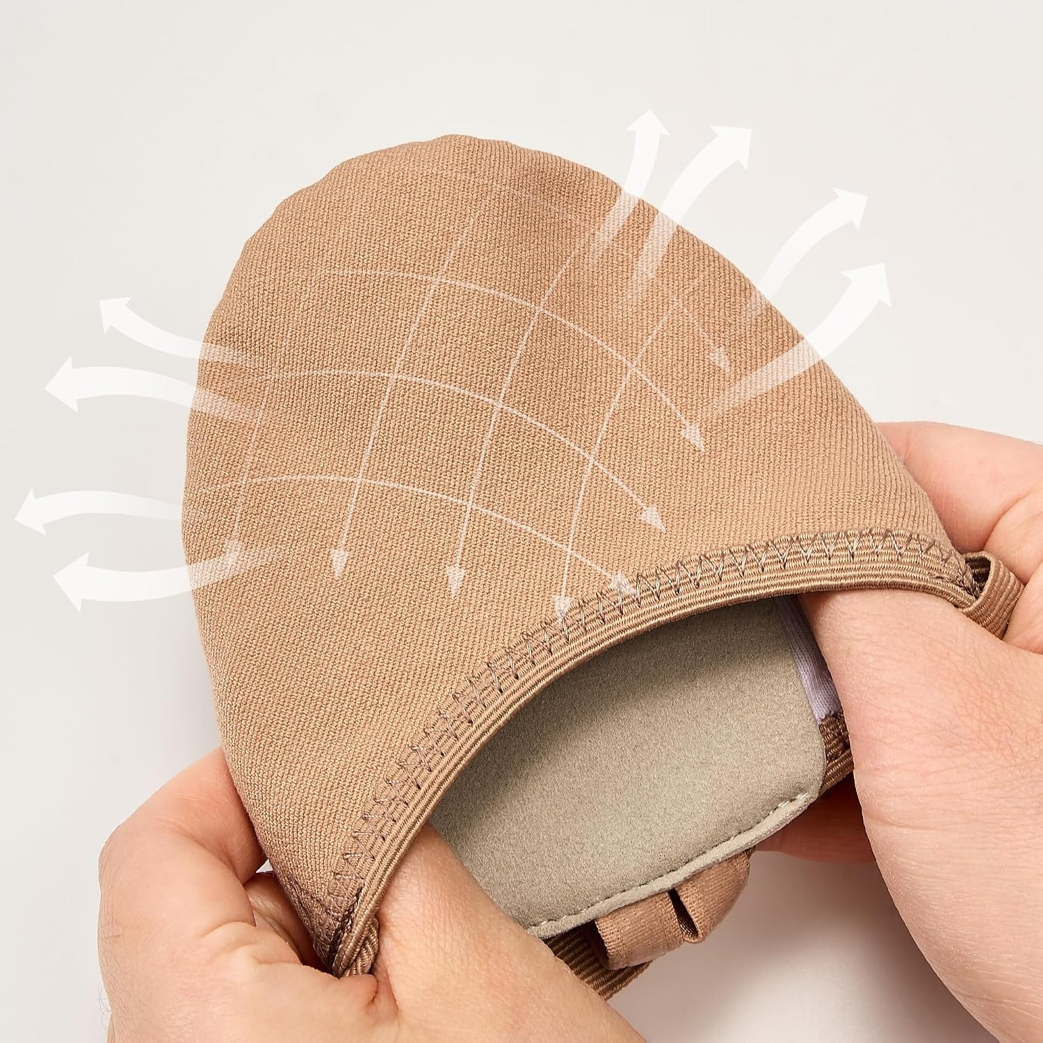 Stelle Stretch Canvas Half Soles Women(B-tan)