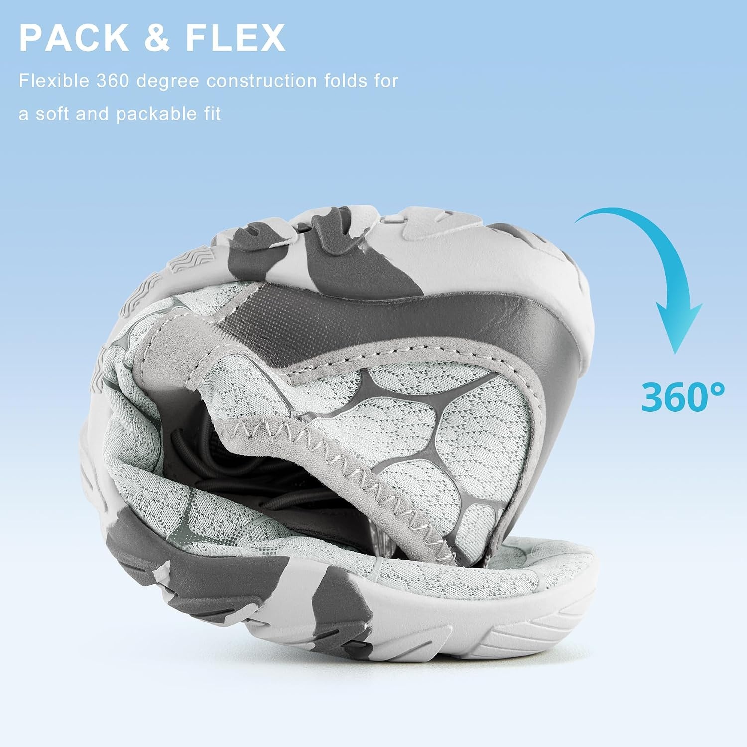 Stelle Water Shoes for Women Adult Aqua Shoes for Swim Lake(Chalk)