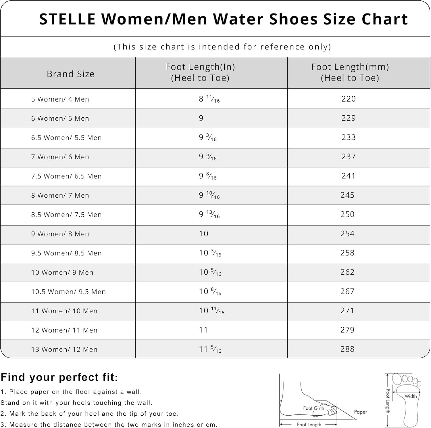Stelle Water Shoes for Women Adult Aqua Shoes for Swim Lake(Black)