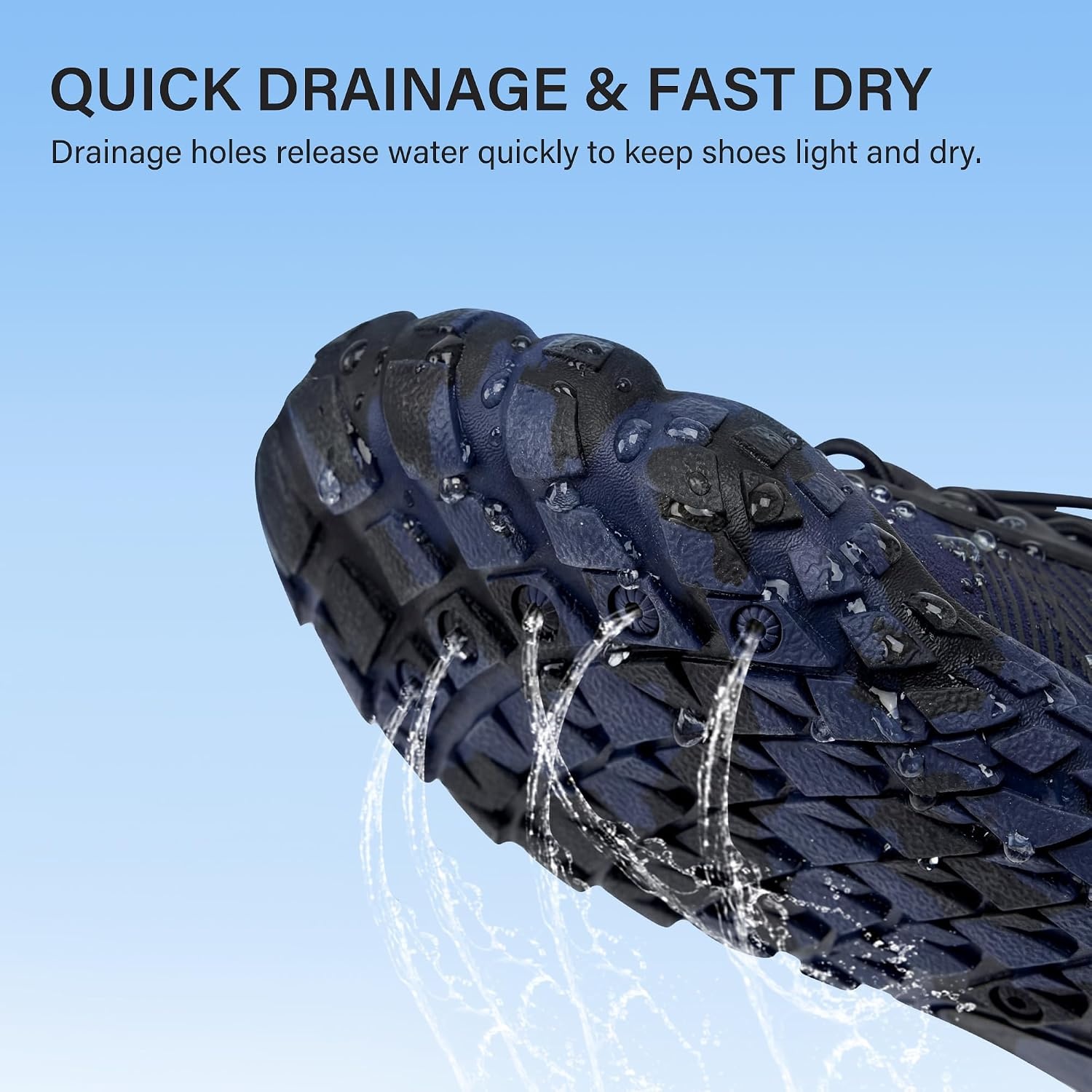 Stelle Womens Water Shoes for Men Adult Aqua Shoes for Swim River(Navy)