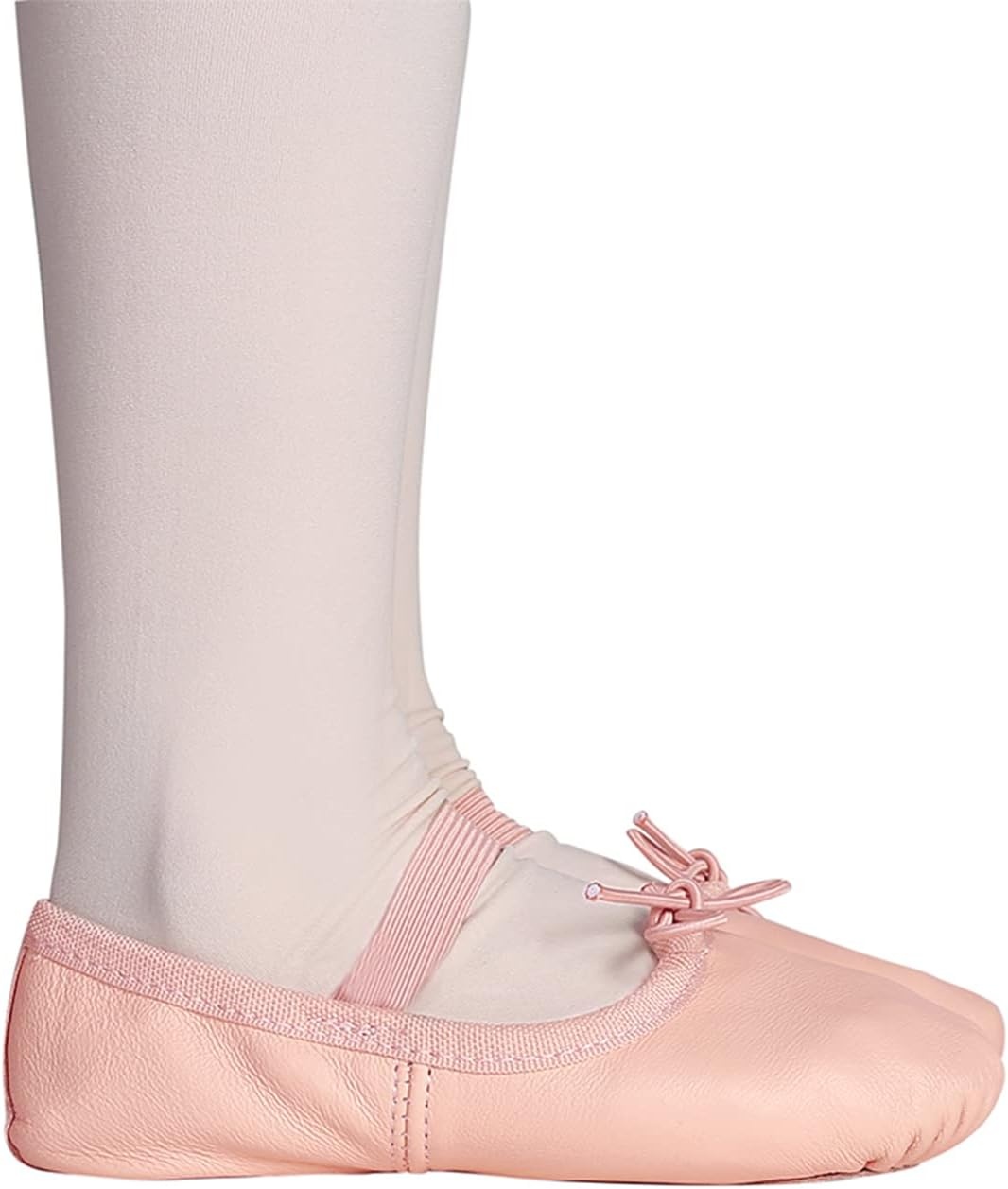 Stelle Ballet Shoes for Girls Toddler Genuine Leather Ballet Dance Slippers for Toddler/Little/Big Kids/Boys(Ballet Pink)