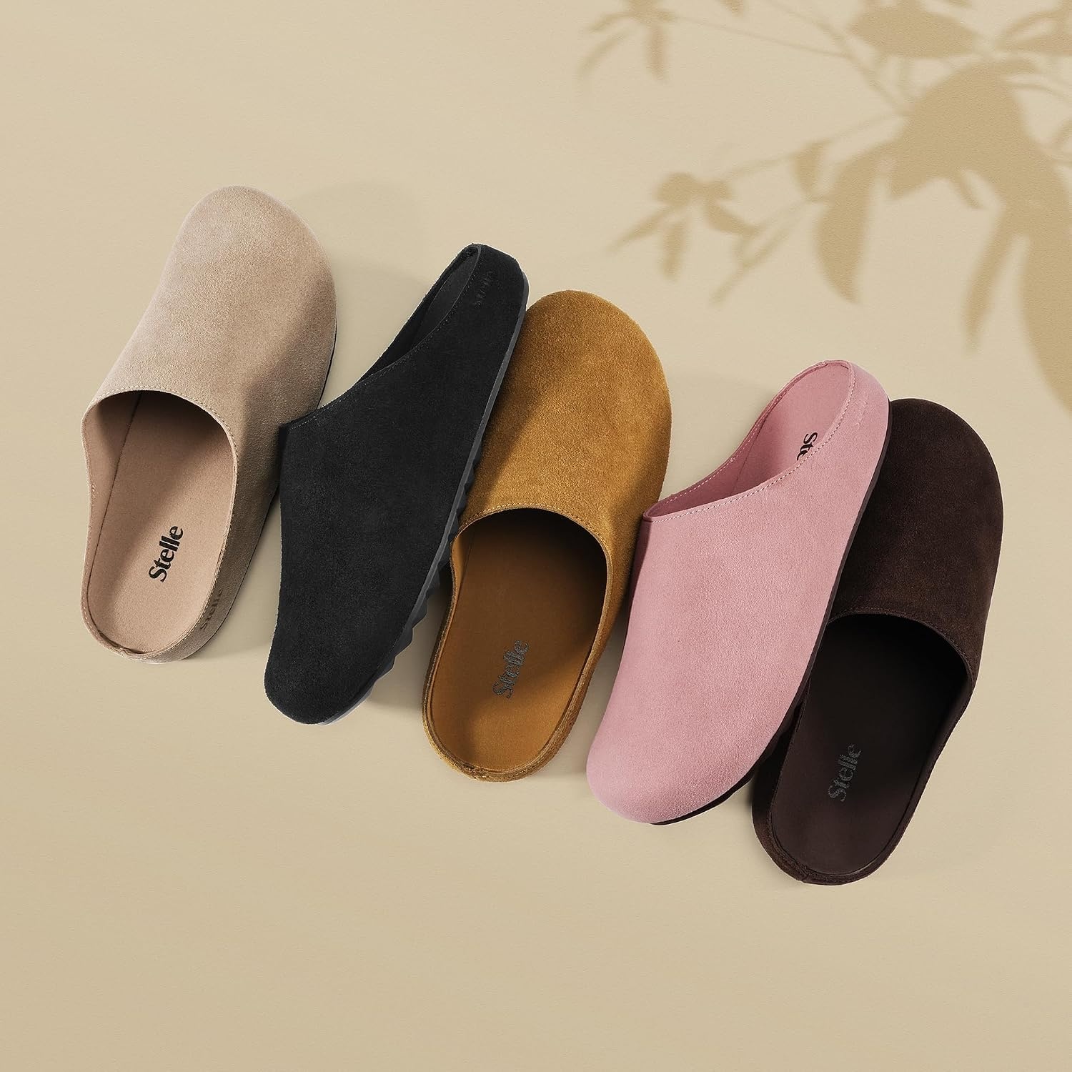 Stelle Clogs Women Mens Suede Potato Shoes Slip on Slippers(EP,7)